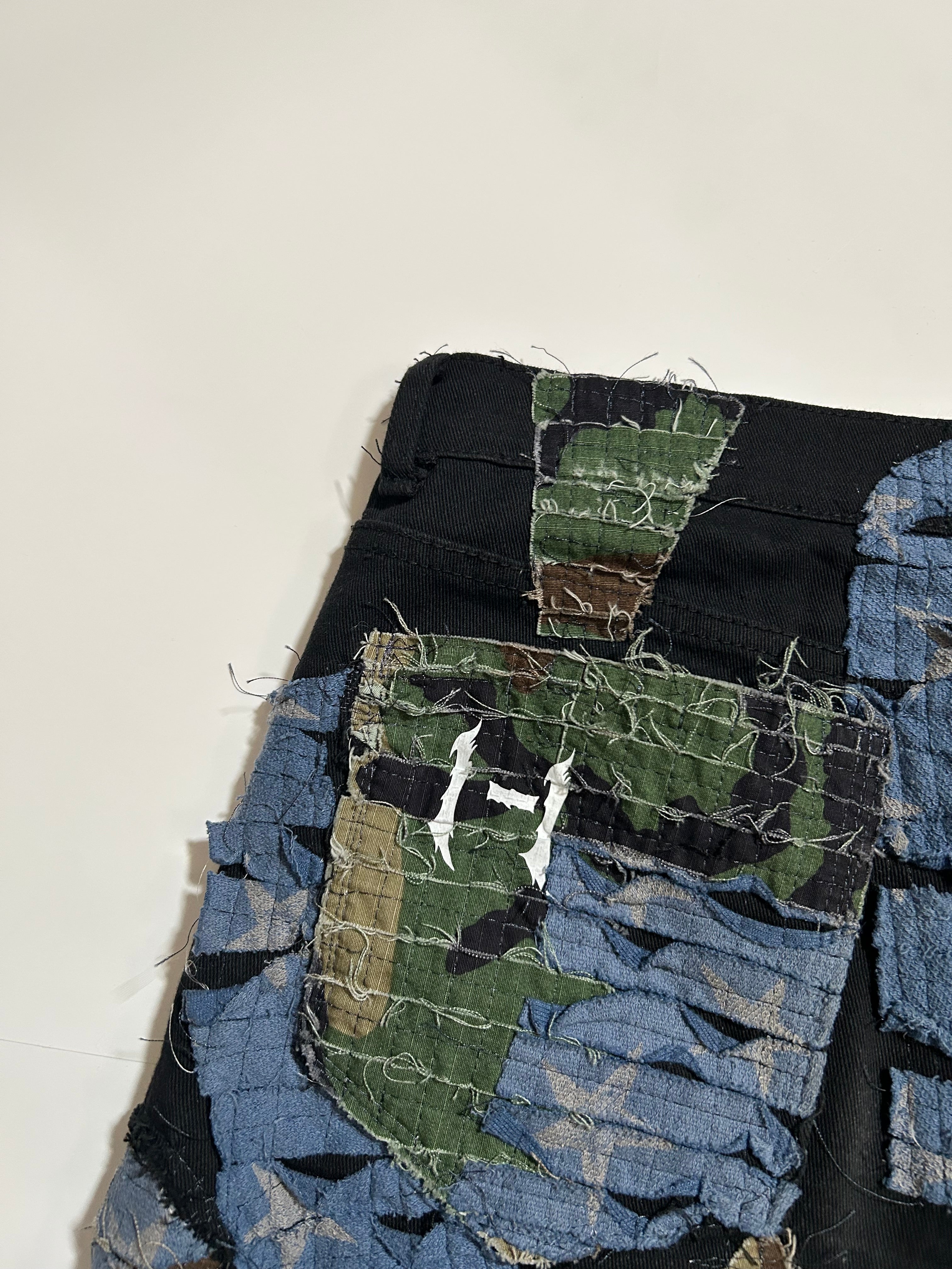 Army Patch Shorts
