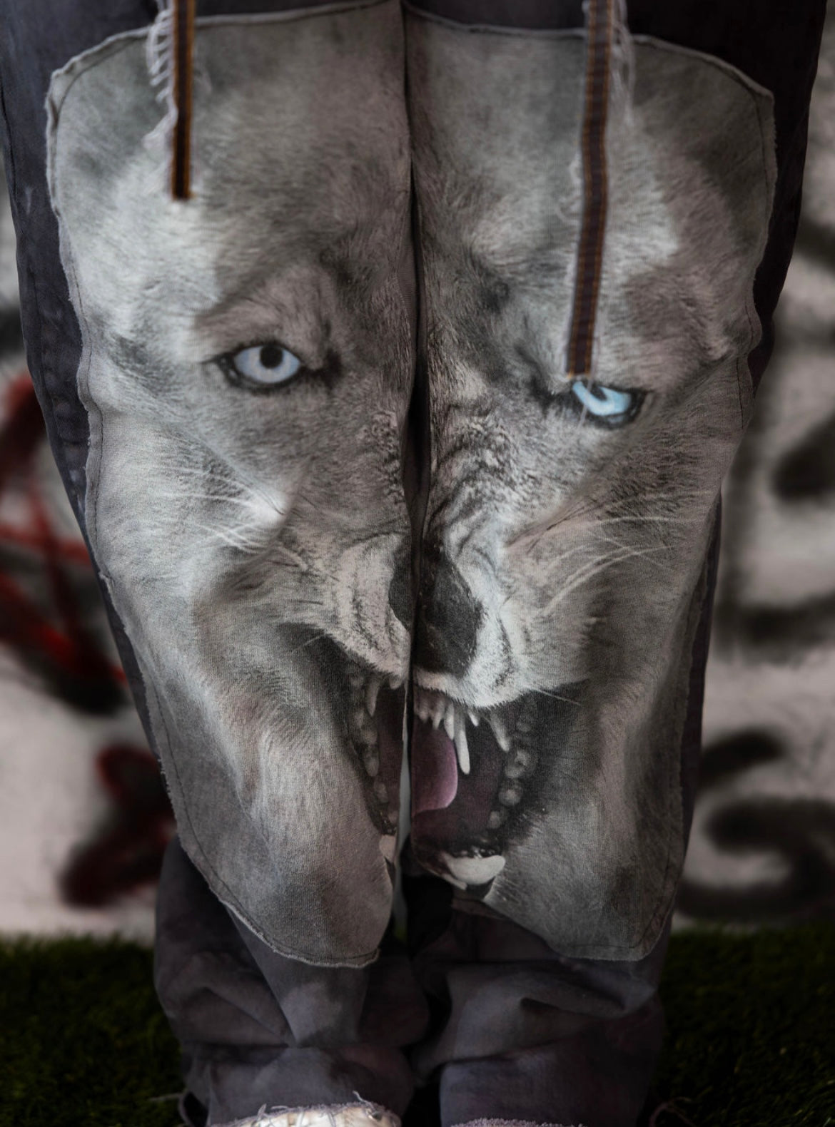 1-1 Wolf Double Knee Pants