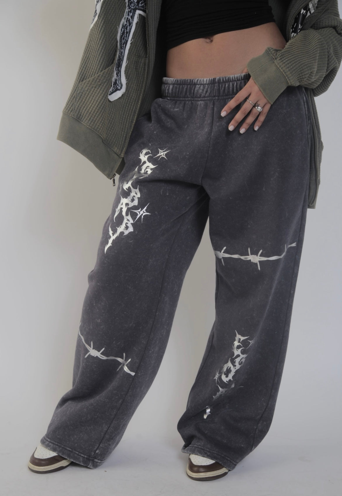 1-1 Stone Wash Sweats