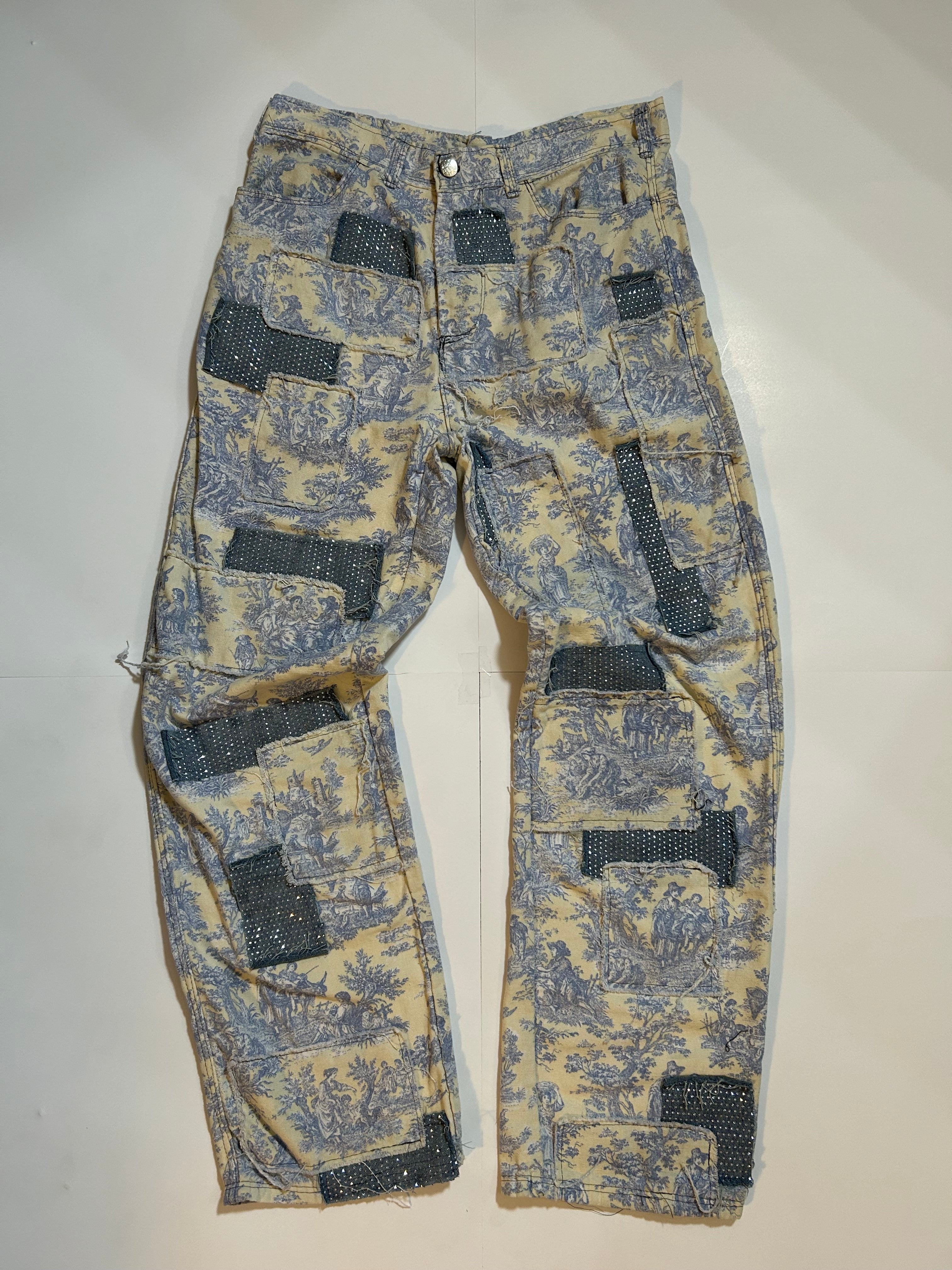 Porcelain Patch Pants