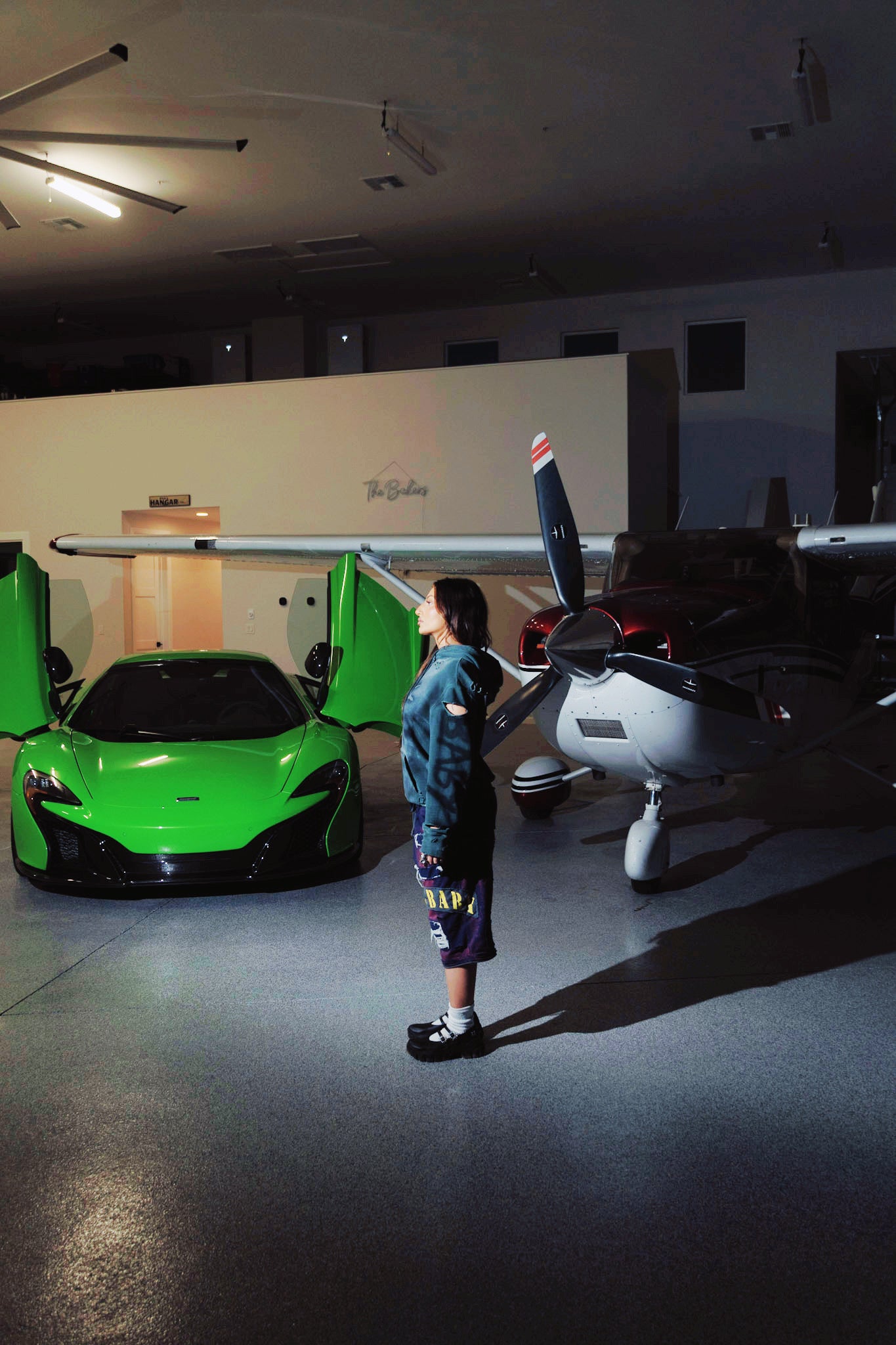 1-1 EgoBaby Vintage wash Airbrush hoodie