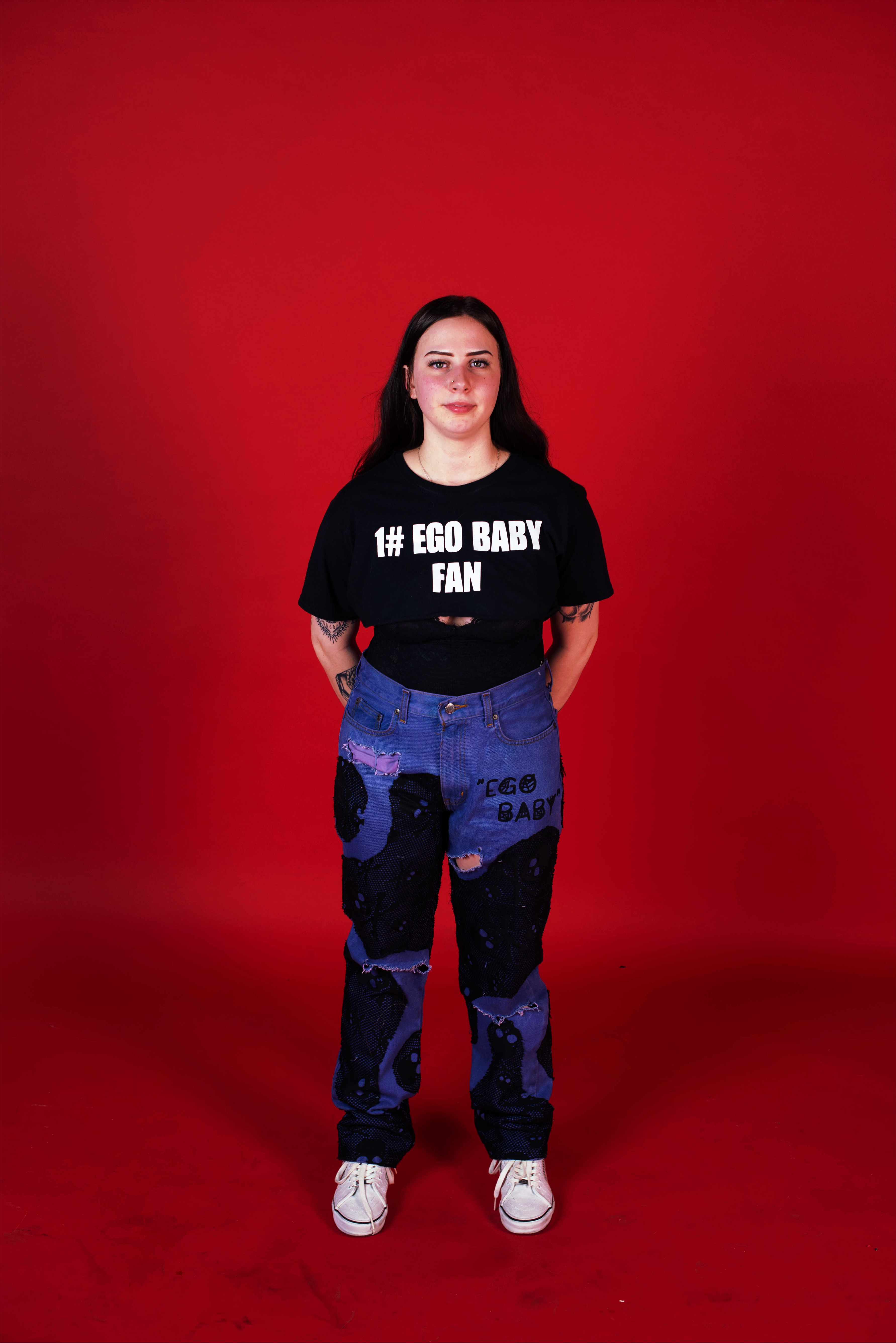 1-1 EB Bone FishNet Pants