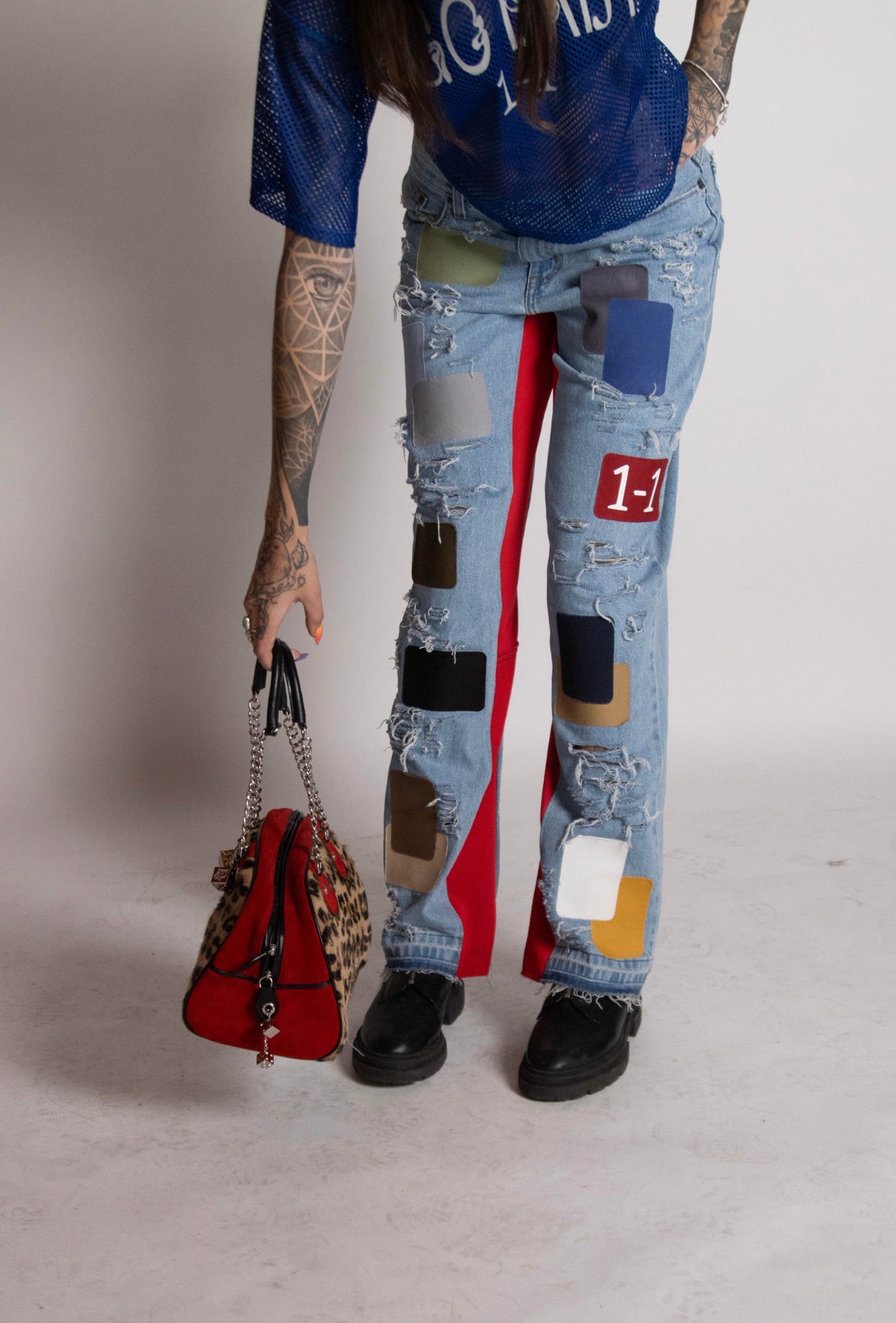 EGO BABY 1-1 color patch Pants