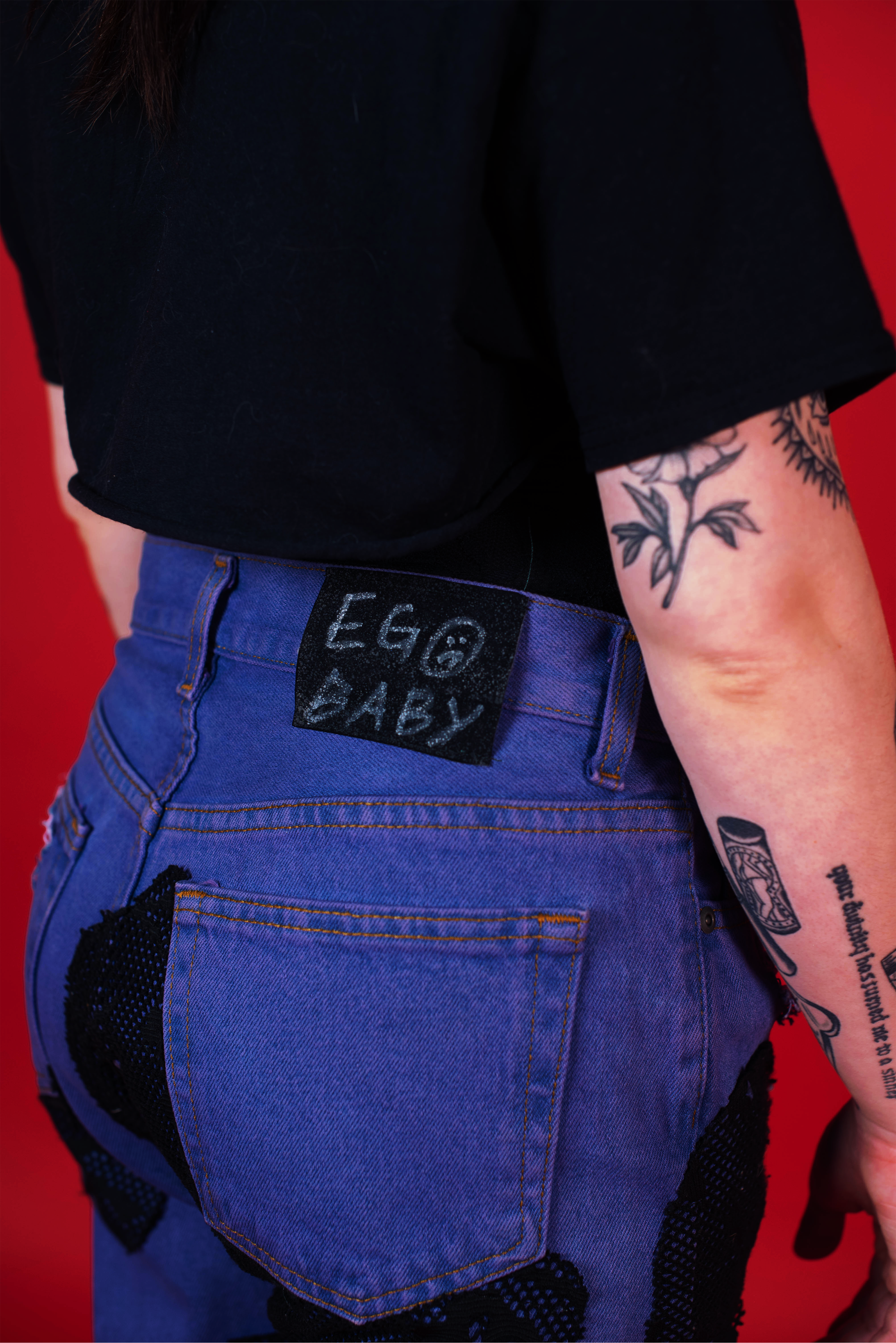 1-1 EB Bone FishNet Pants