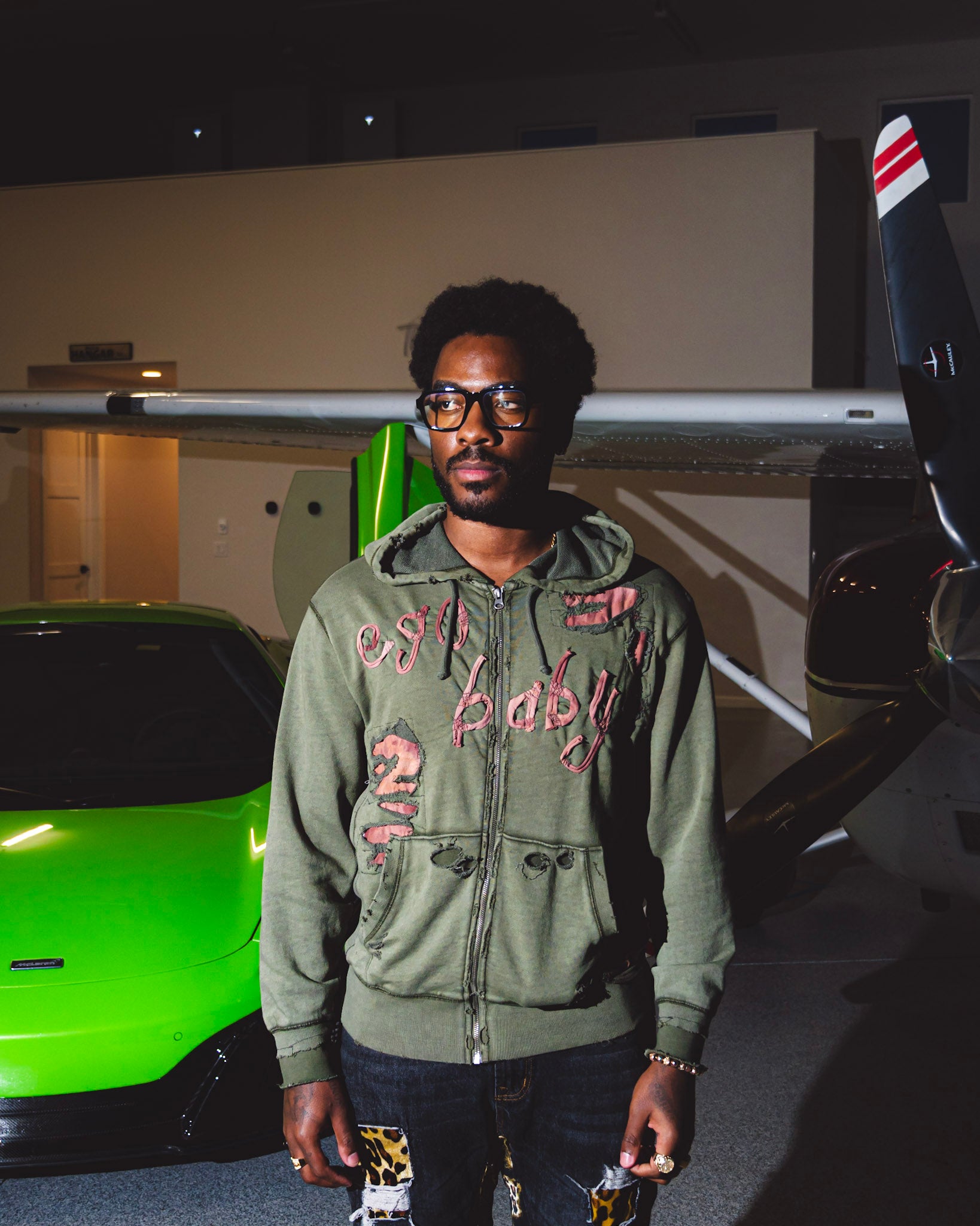 1-1 EgoBaby Cheetah zip up