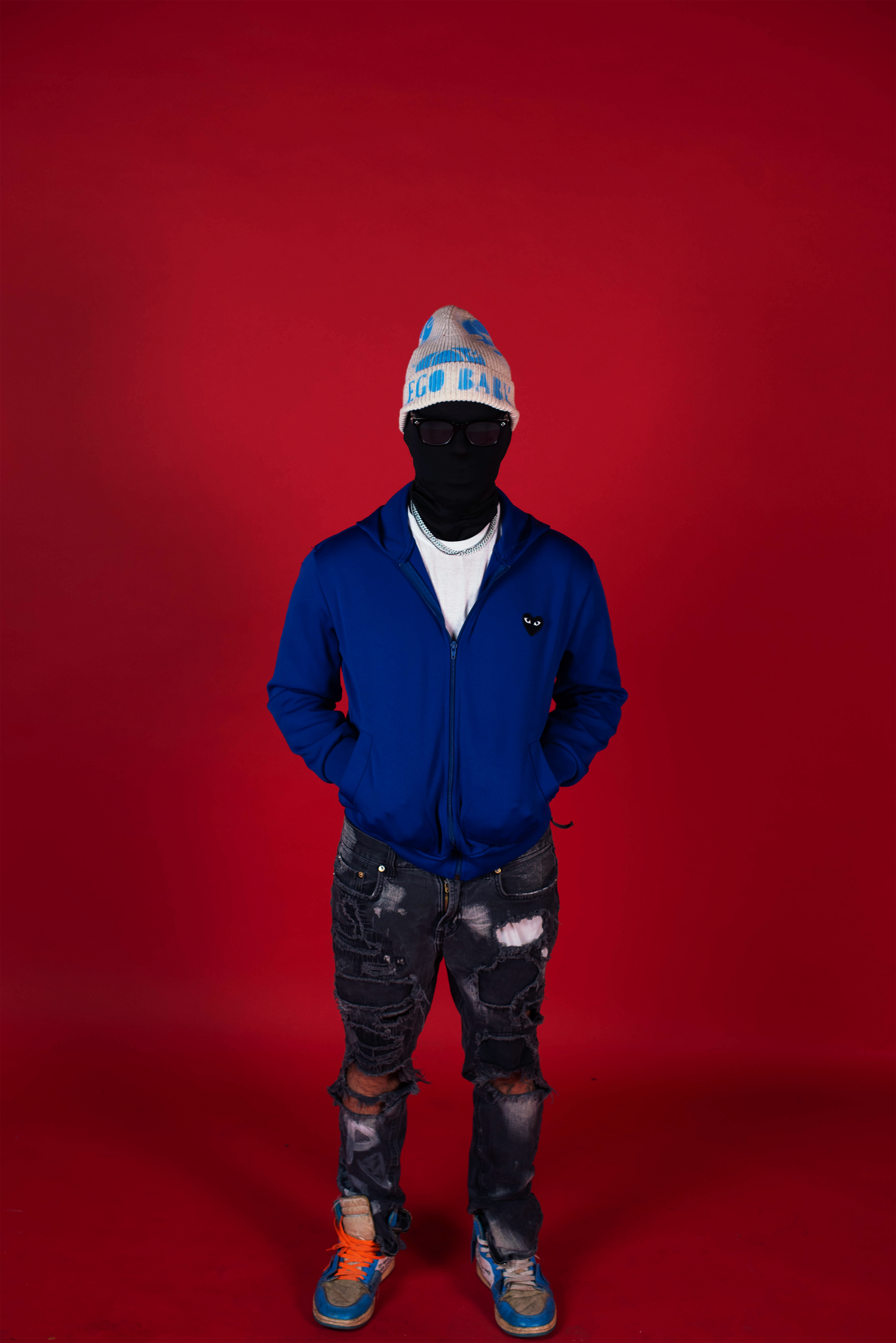 EB 3x Skull AirBrush Beanies