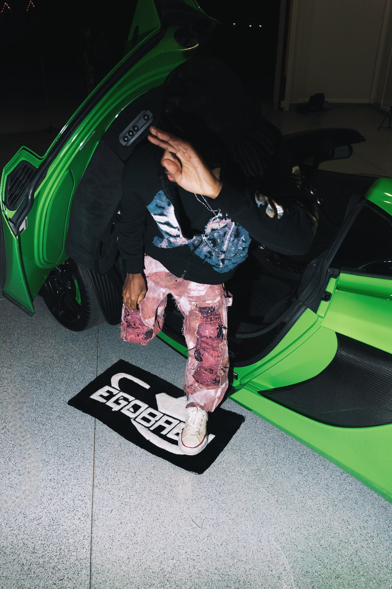 1-1 EgoBaby American flag zip up