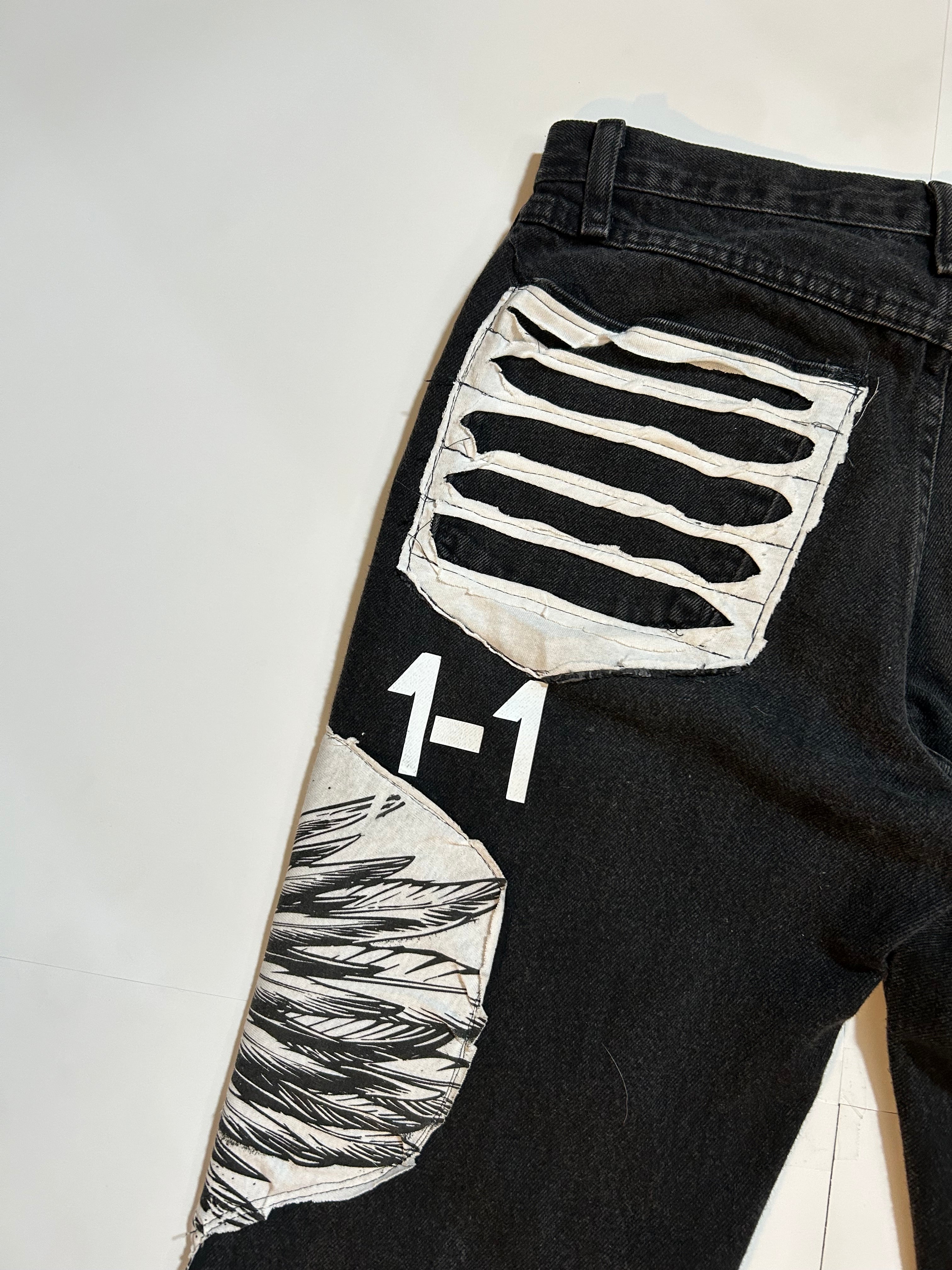Skull Double Knee Pants
