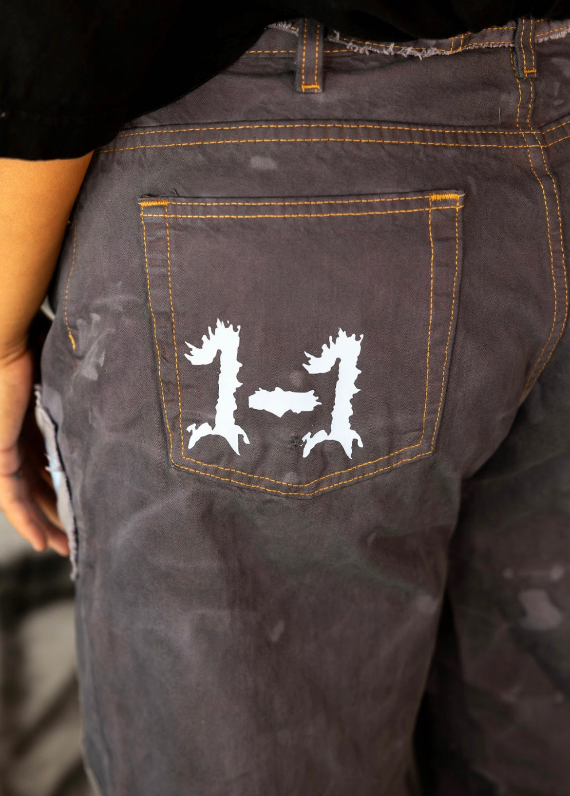 1-1 Wolf Double Knee Pants