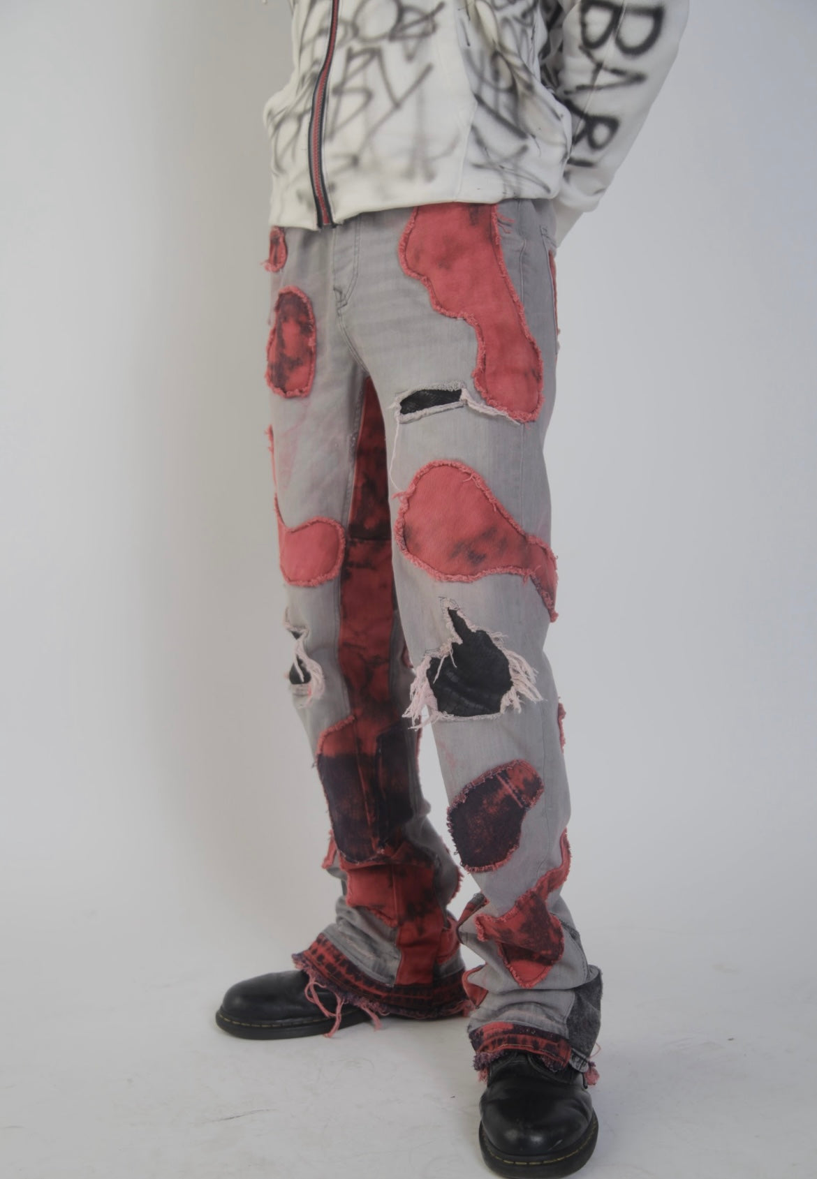 1-1 Red Splat Pants