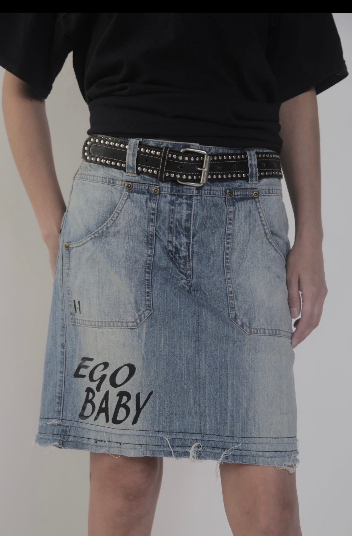 1-1 Denim Skirt