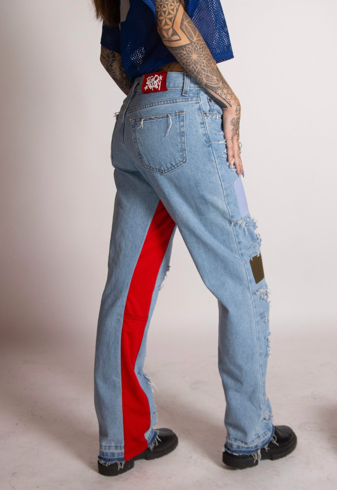 EGO BABY 1-1 color patch Pants