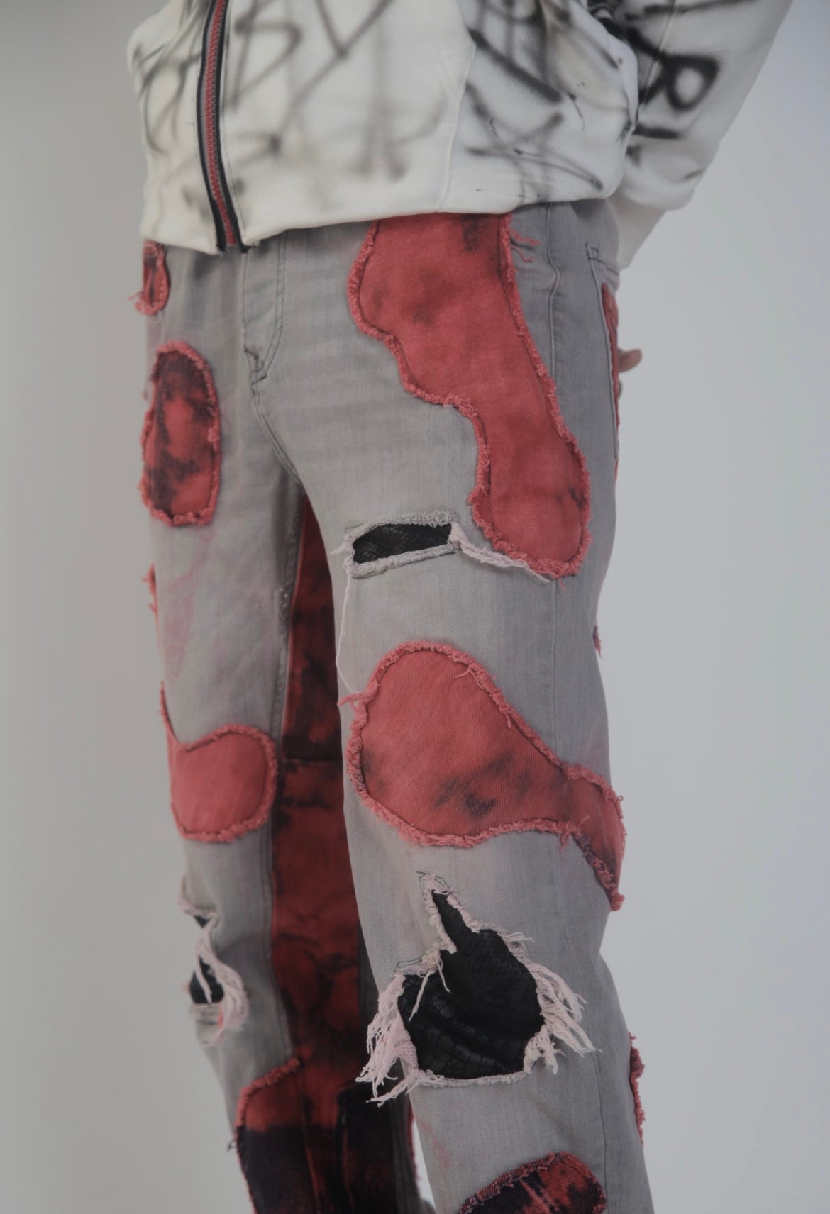 1-1 Red Splat Pants