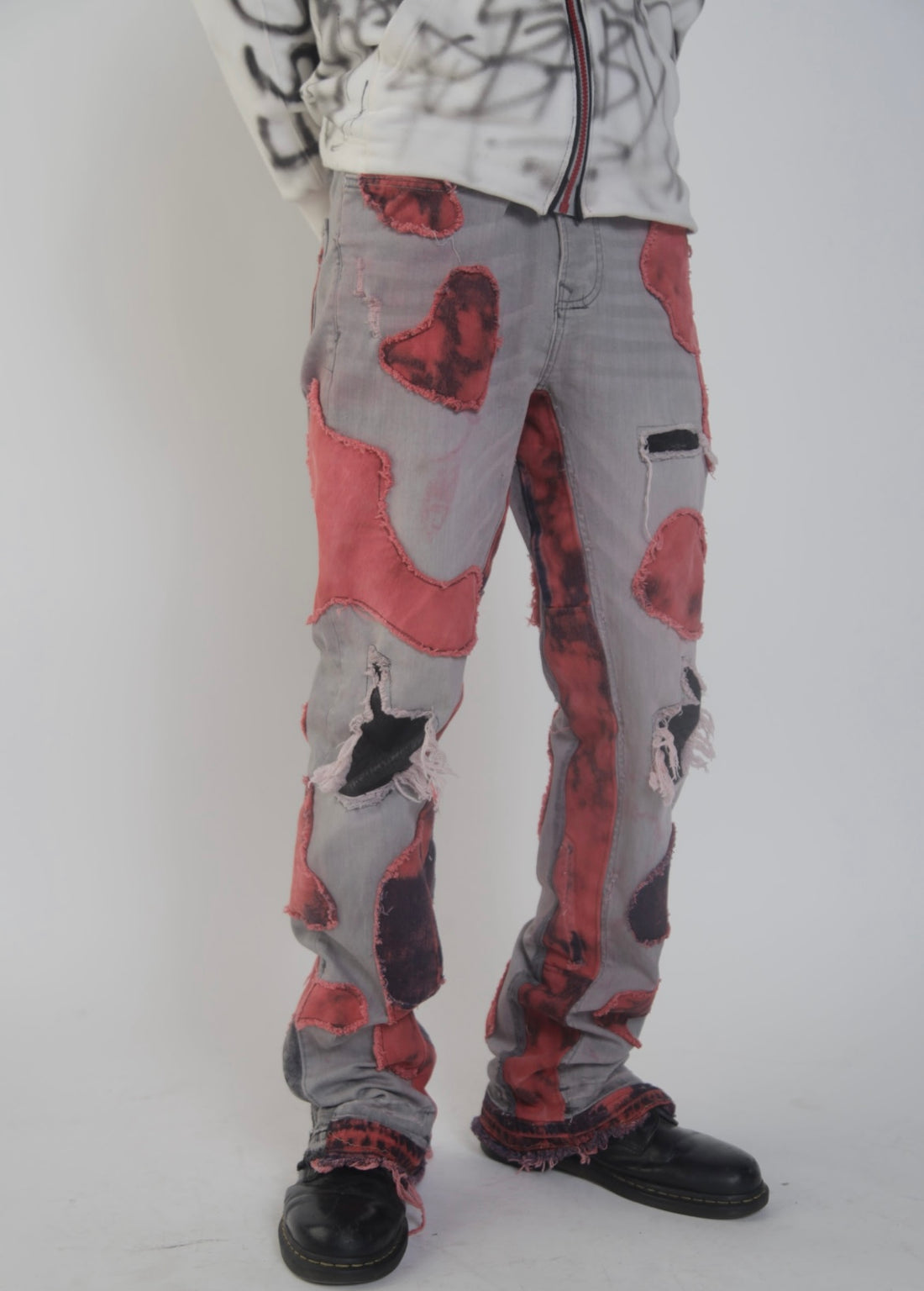 1-1 Red Splat Pants