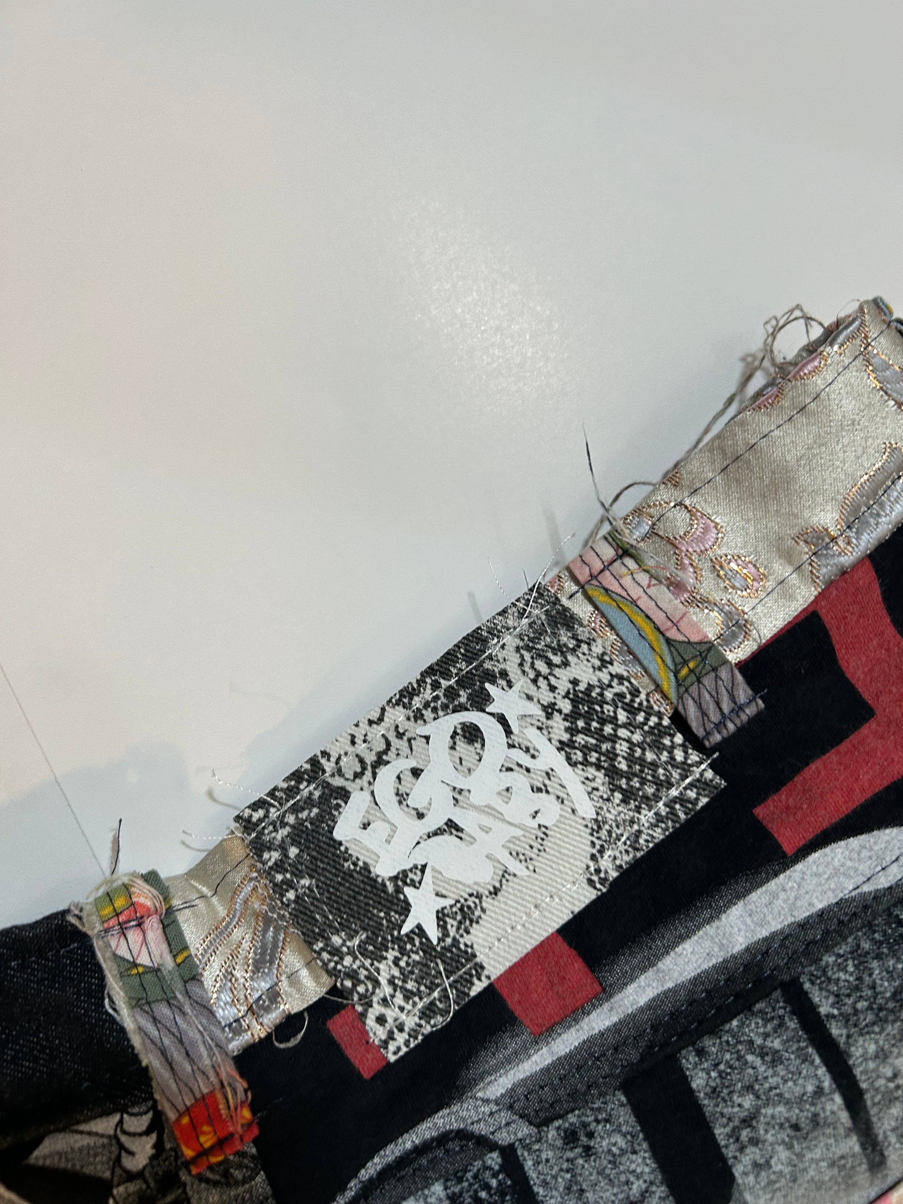 Muti Patch Work Pants