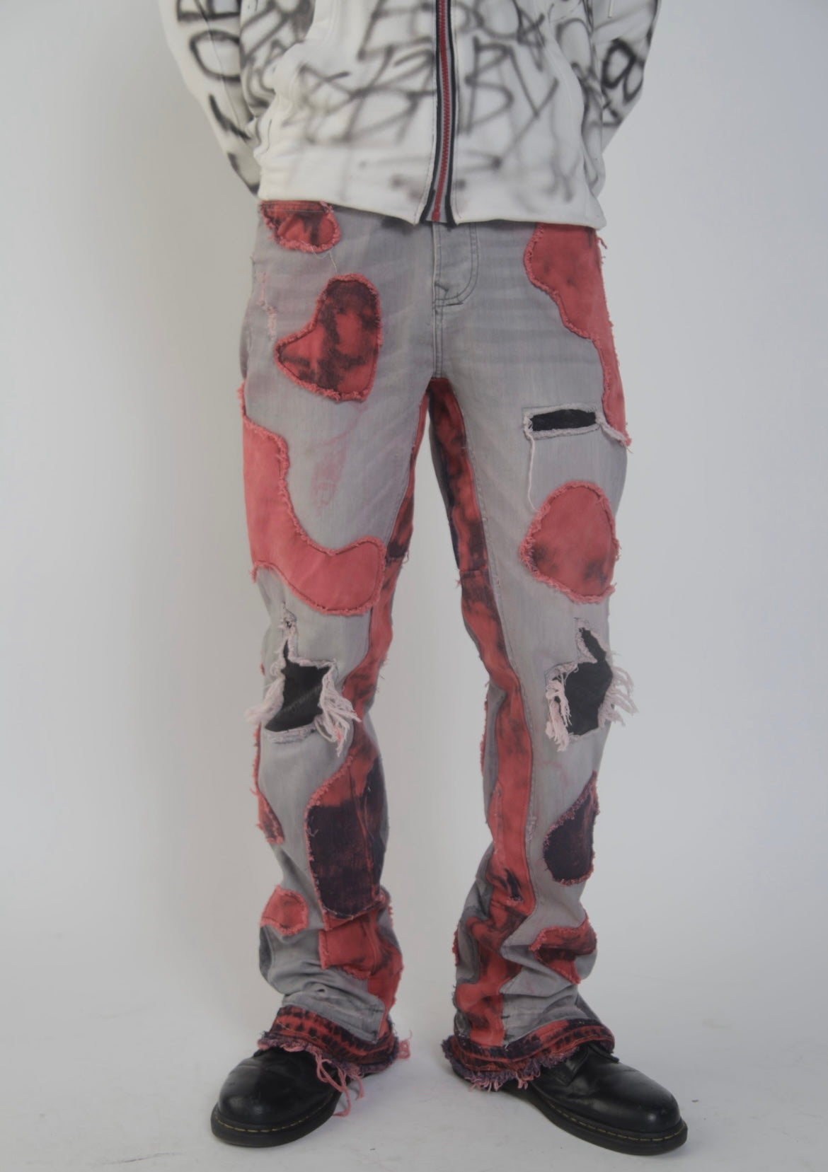 1-1 Red Splat Pants