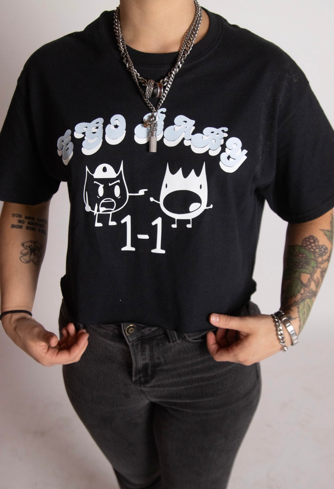 EGO BABY 1-1 crop top comic cop