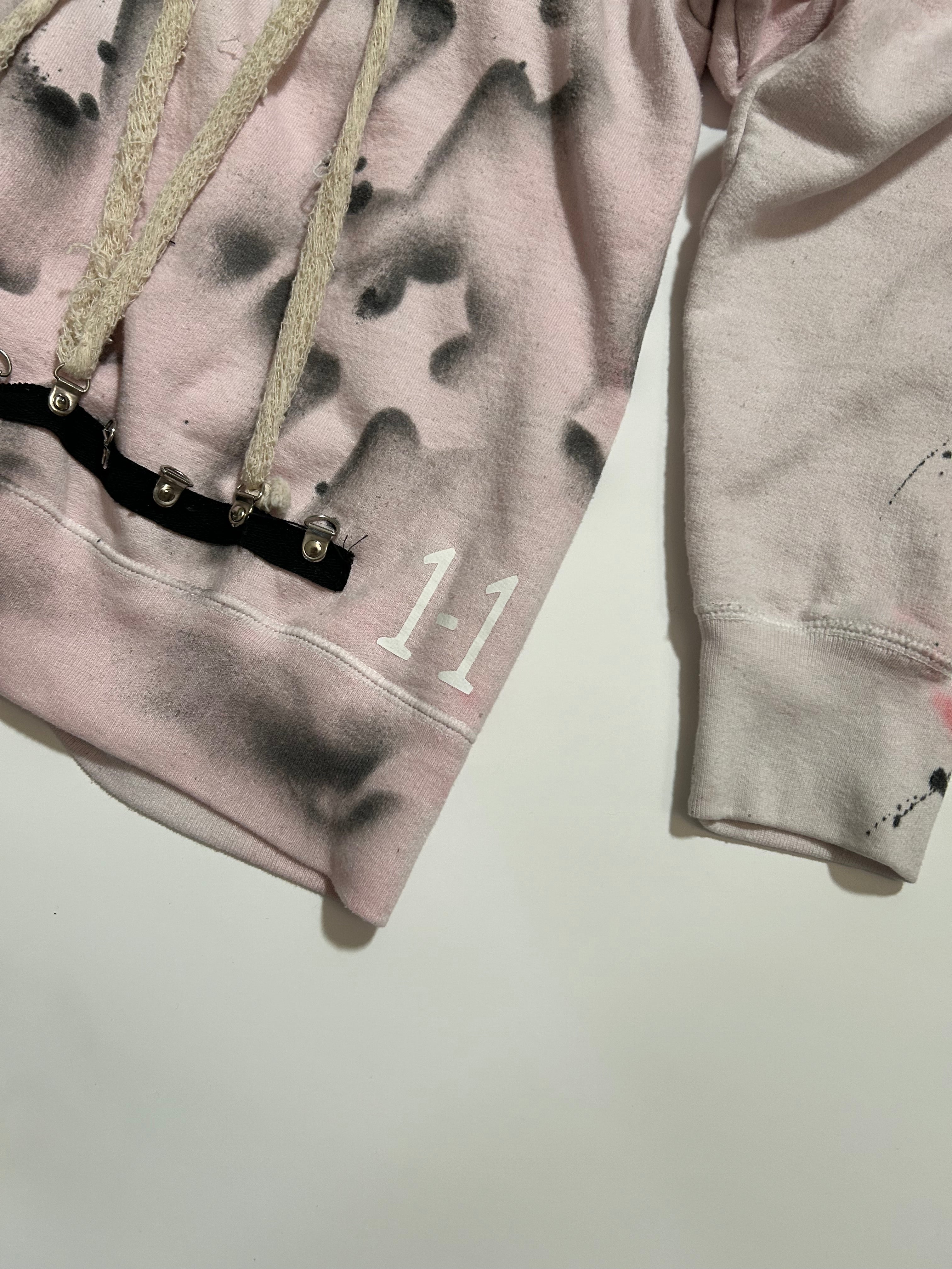 White Cross Rope Zip-Up