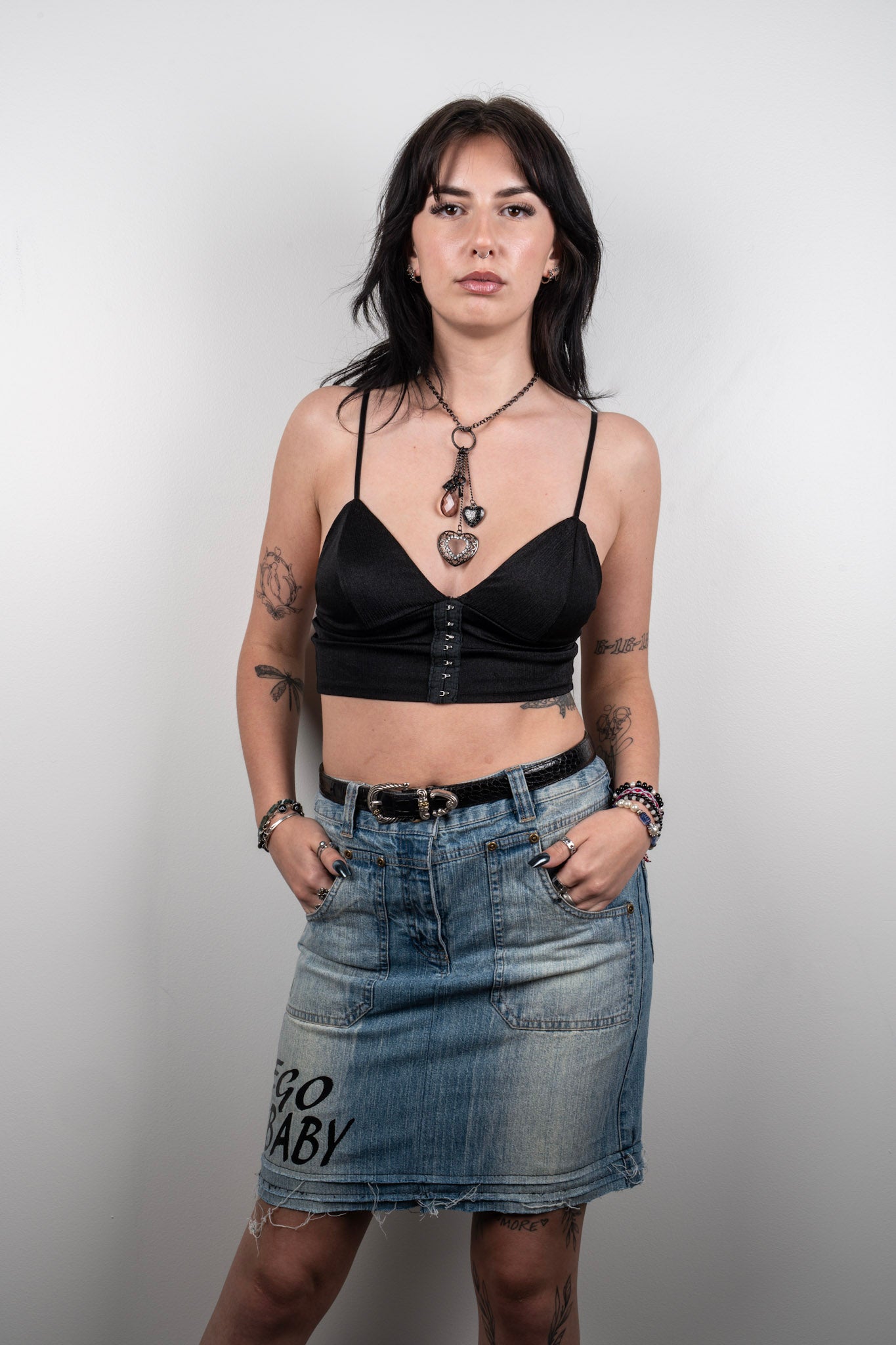 1-1 Denim Skirt