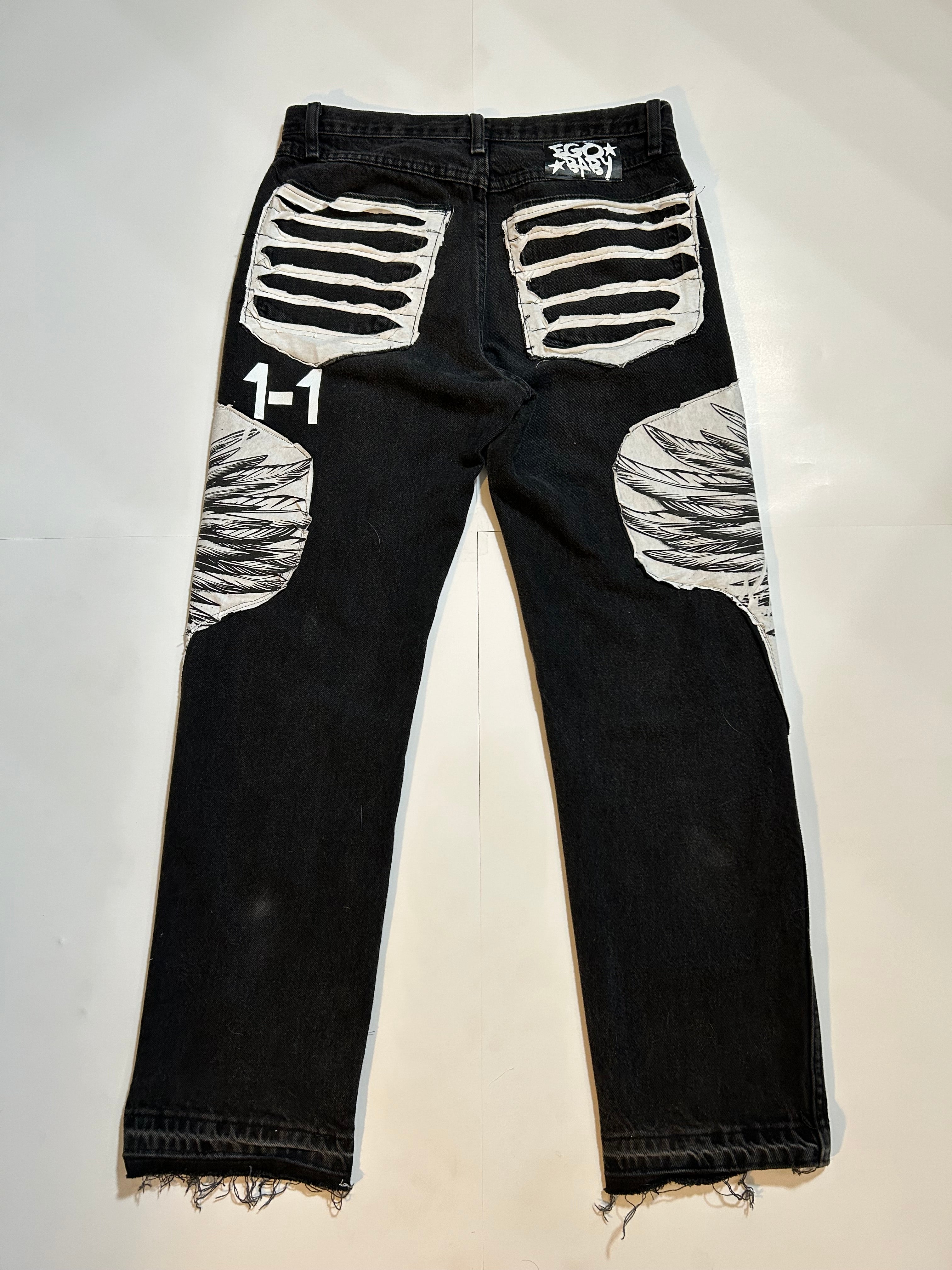 Skull Double Knee Pants