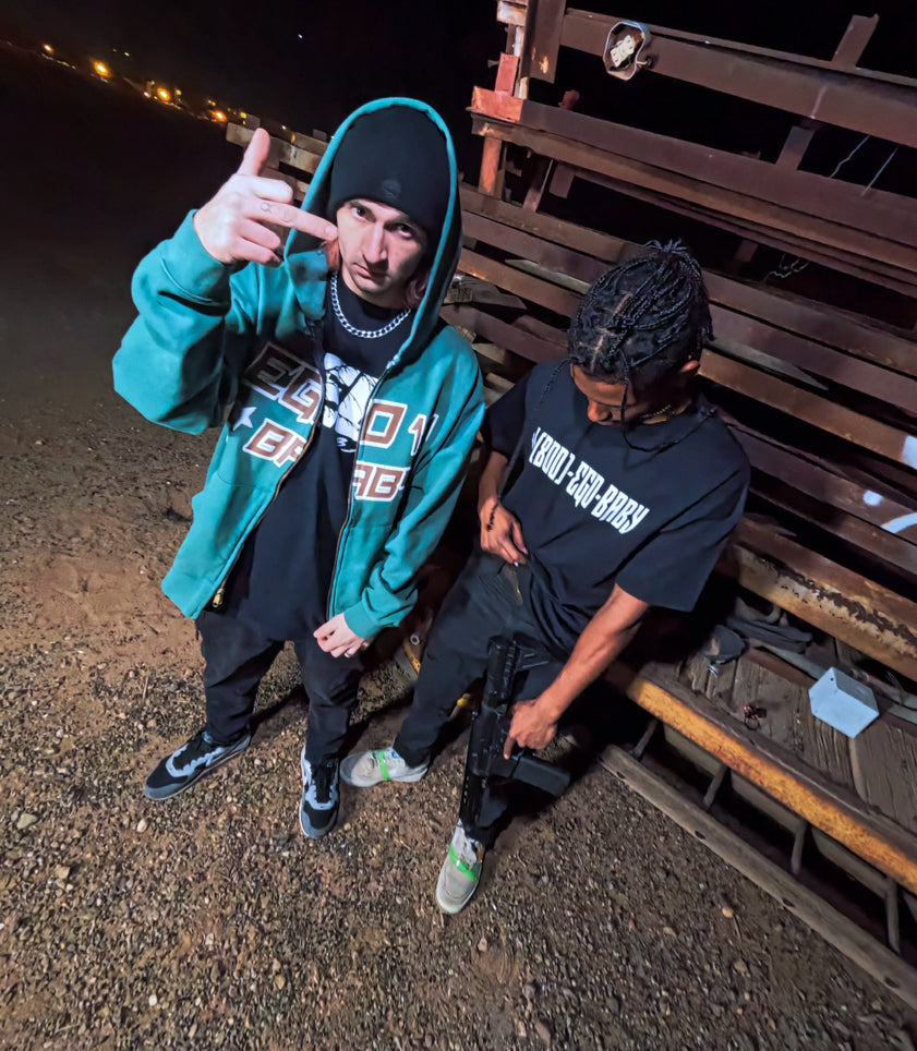 EGO BABY 1-1 GREEN PUFF PRINT ZIP UP