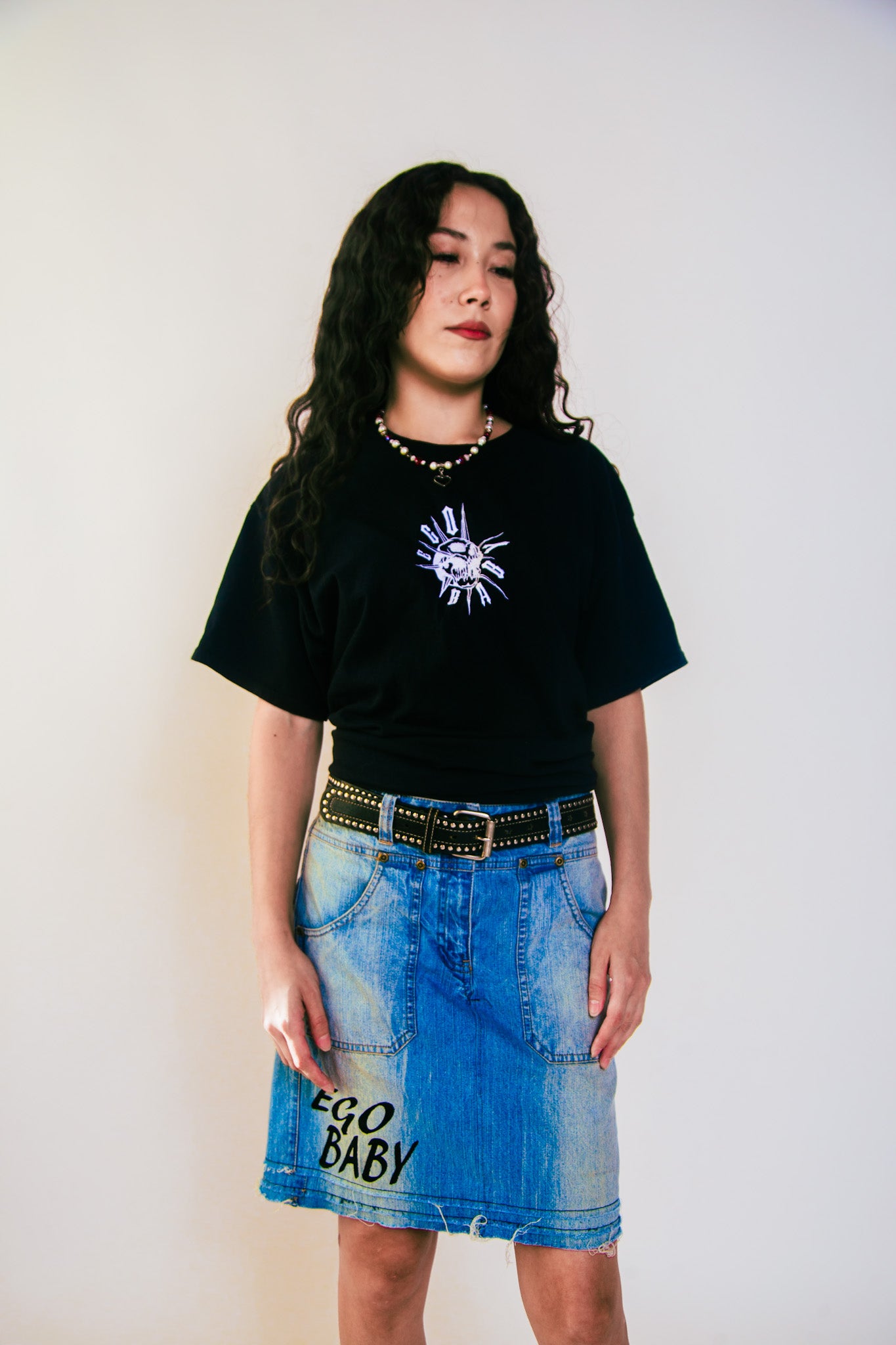 1-1 Denim Skirt