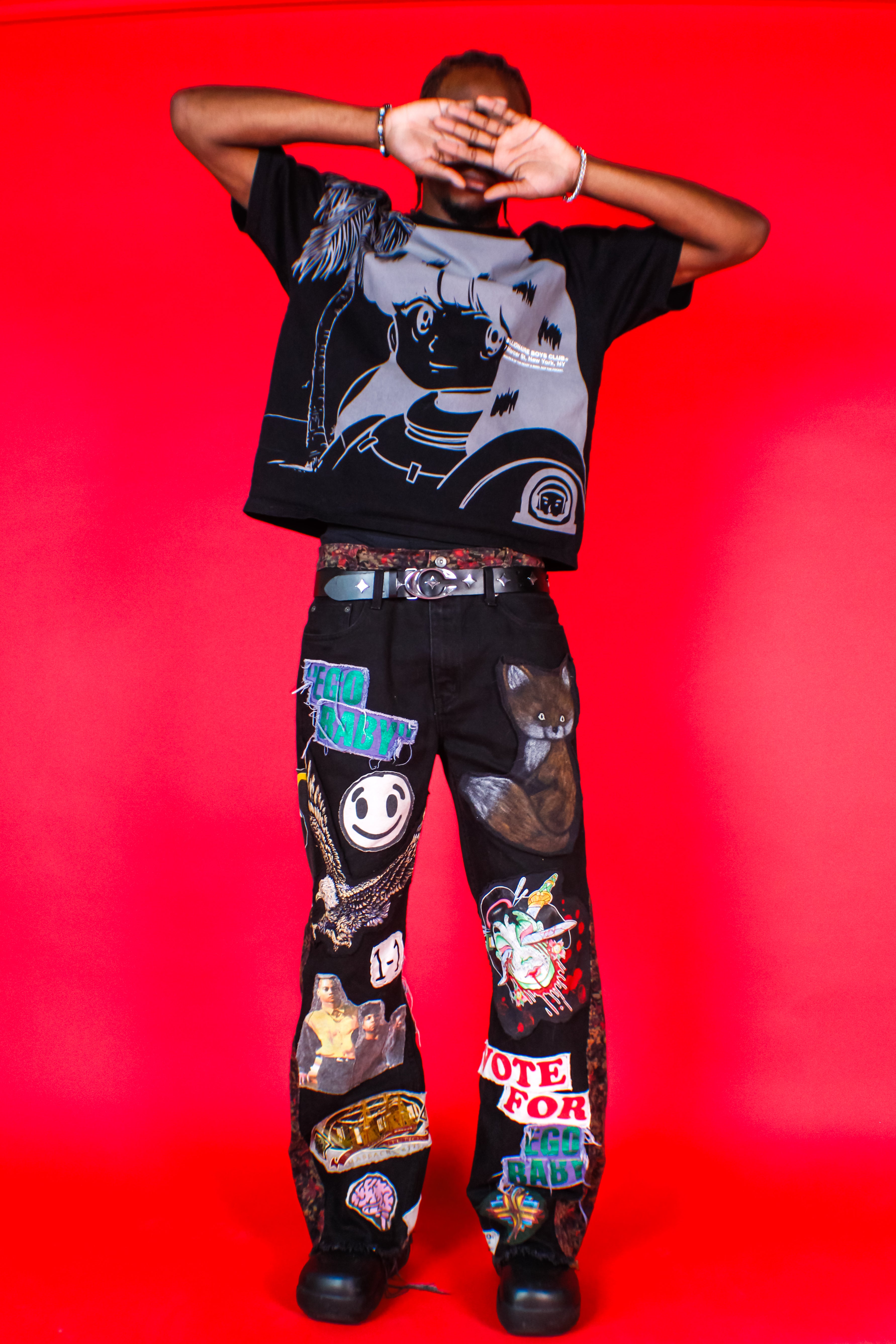 1-1 EB PatchWork Pants