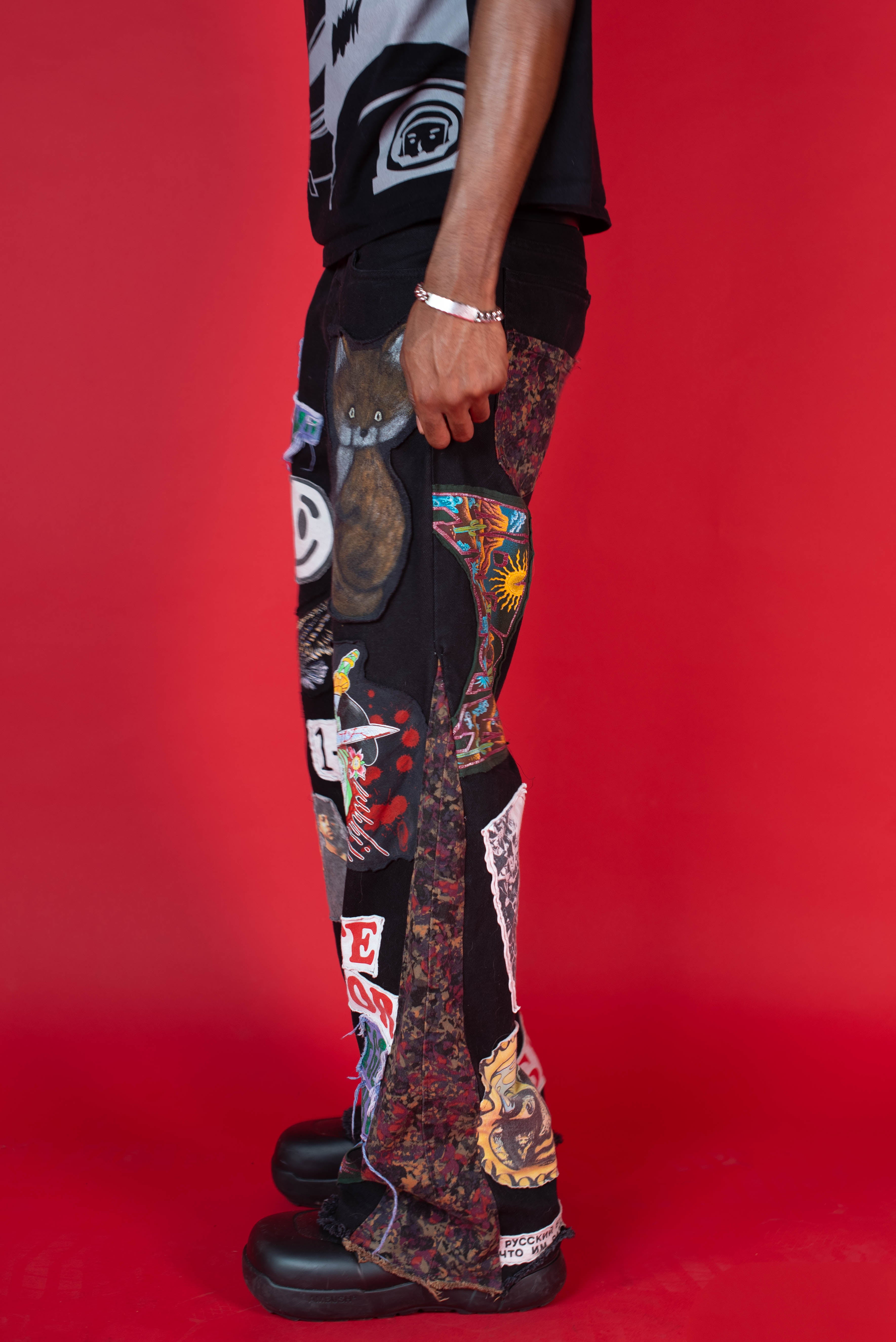 1-1 EB PatchWork Pants