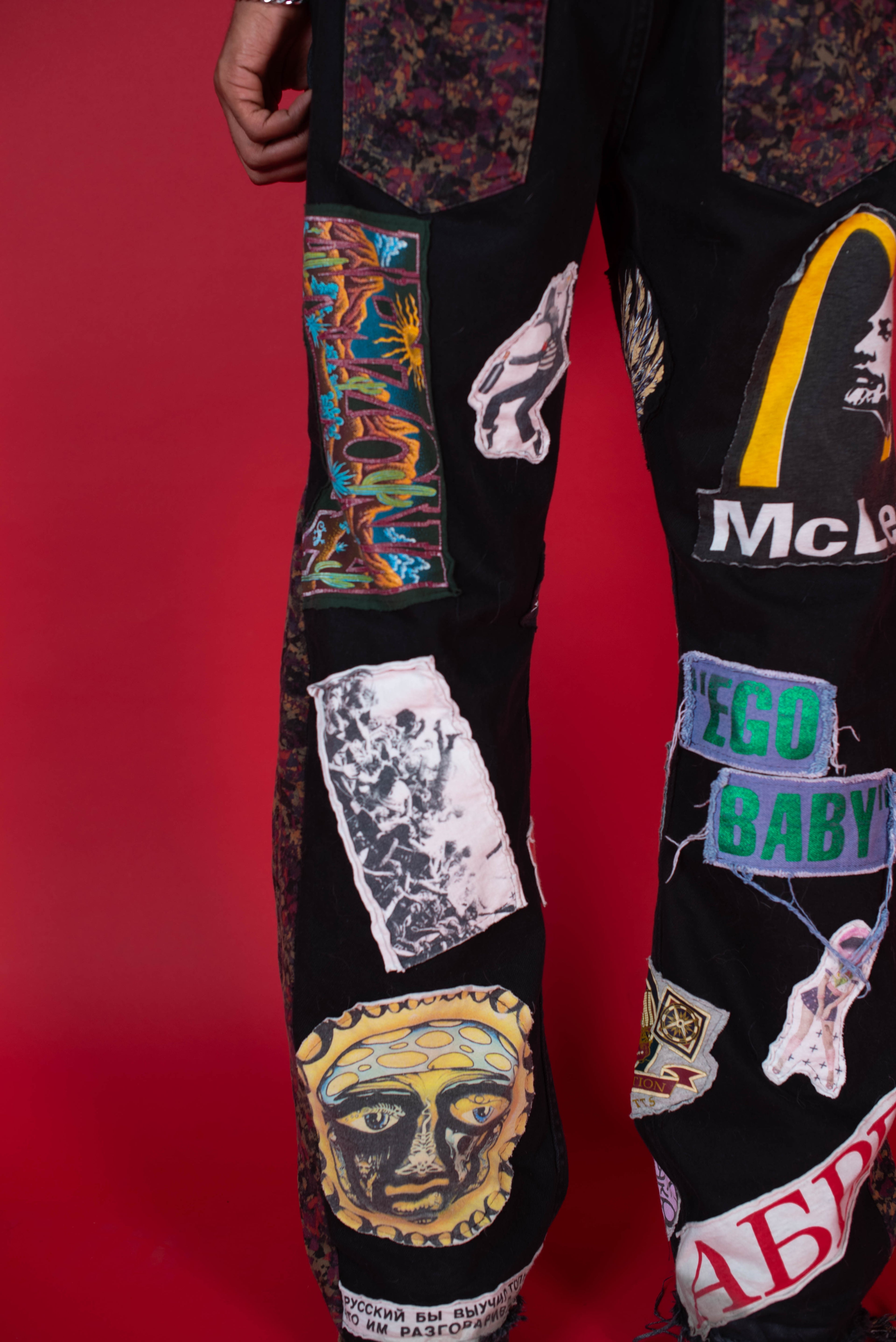 1-1 EB PatchWork Pants