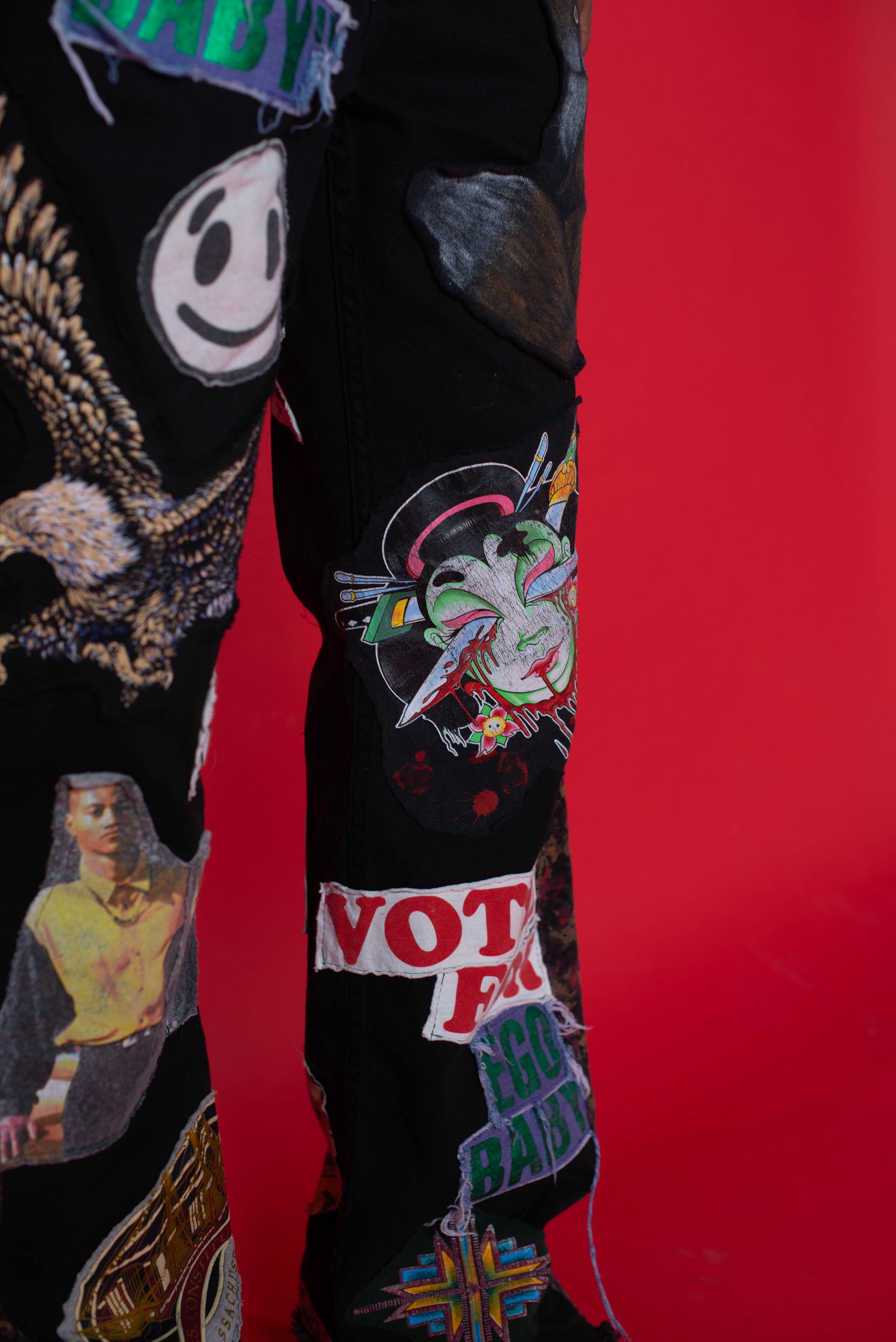 1-1 EB PatchWork Pants