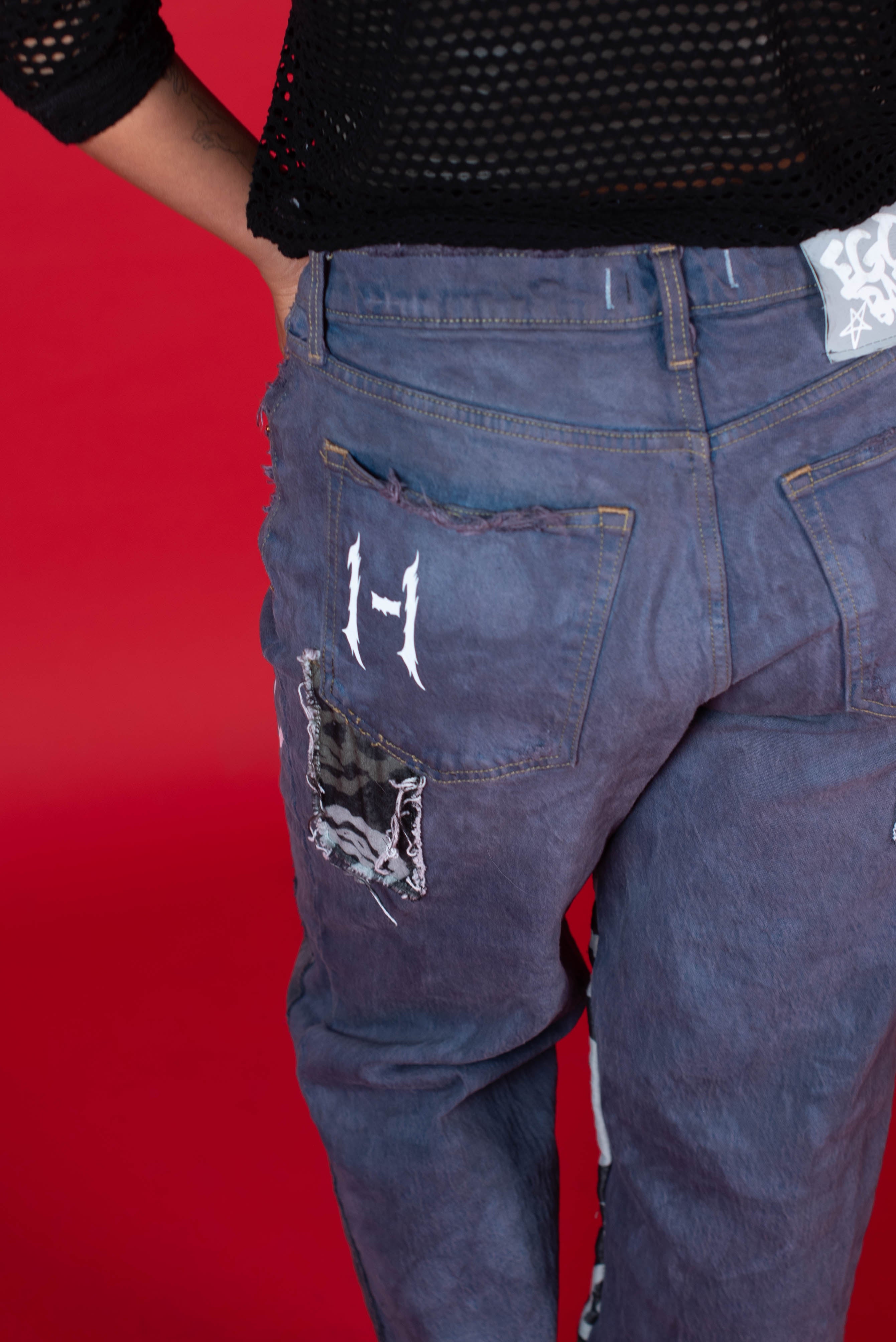1-1 EB Skull Pants