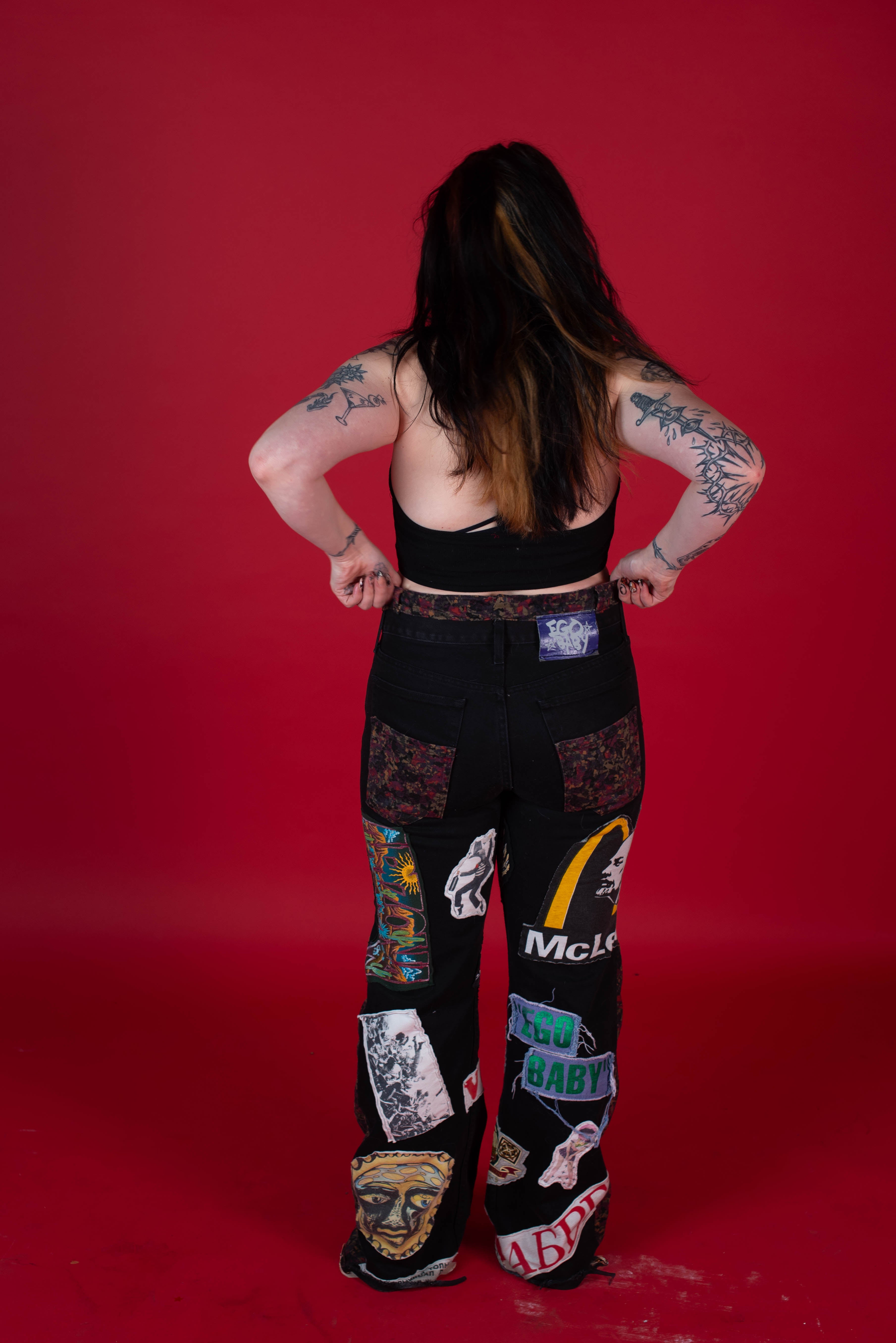 1-1 EB PatchWork Pants