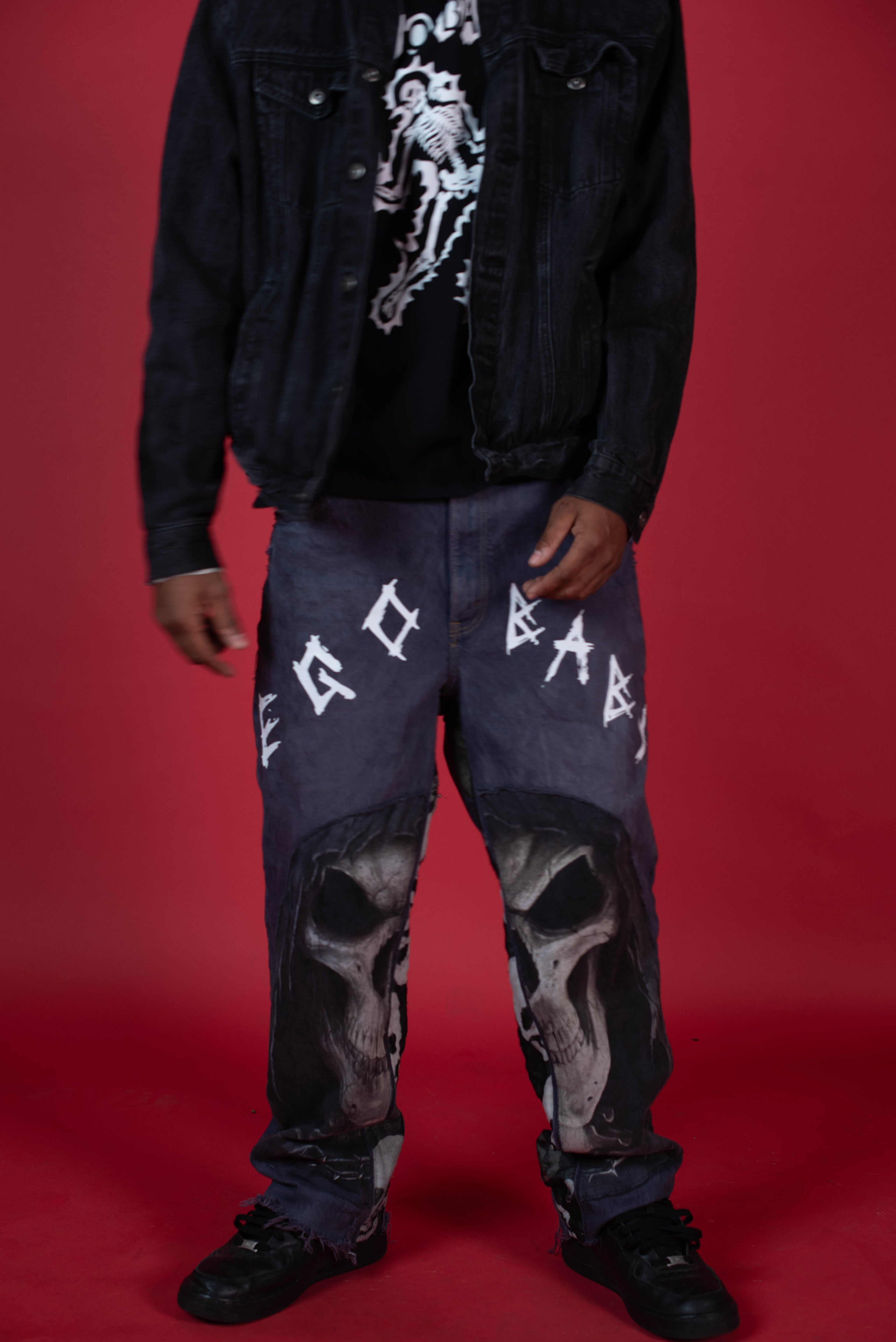 1-1 EB Skull Pants