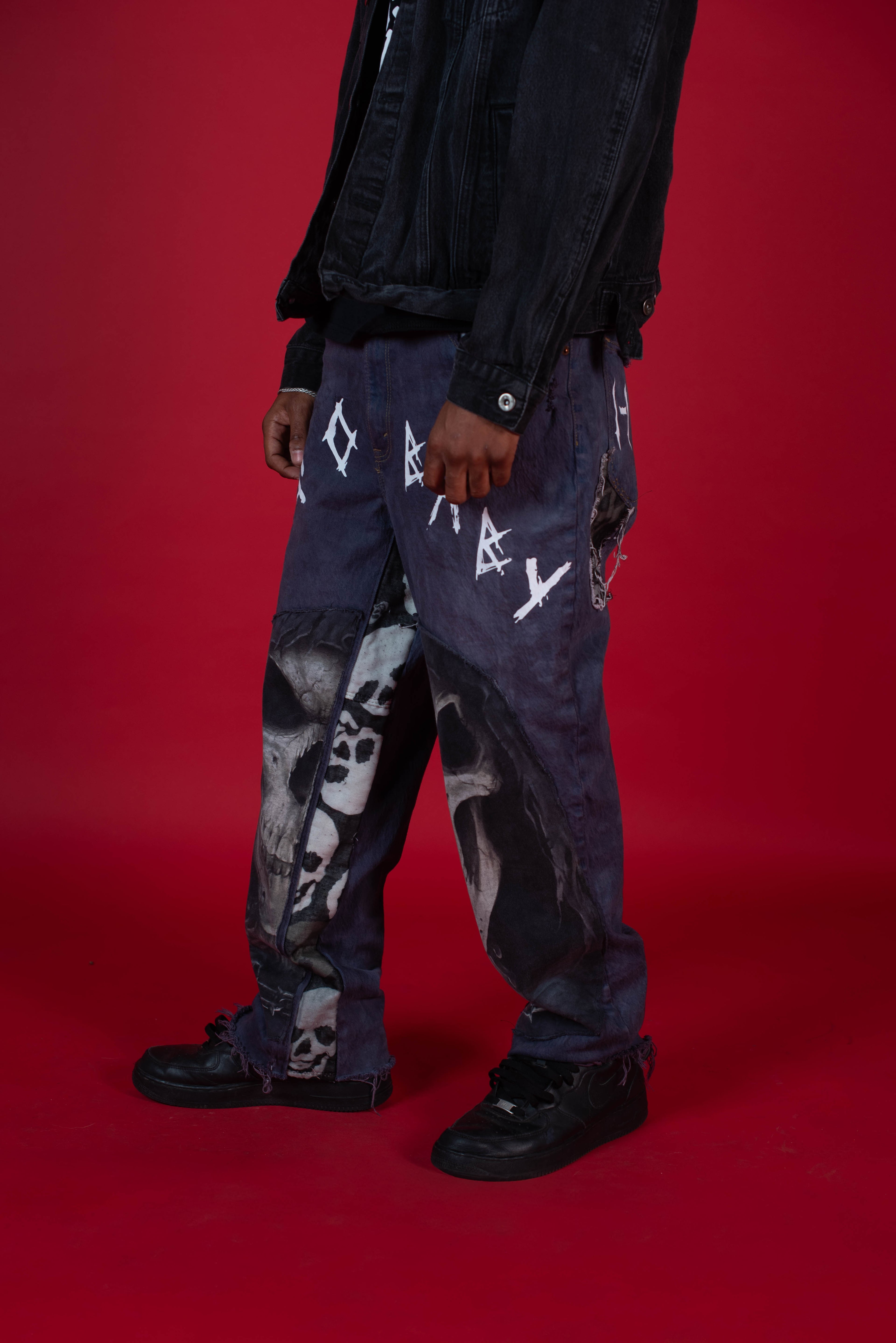 1-1 EB Skull Pants