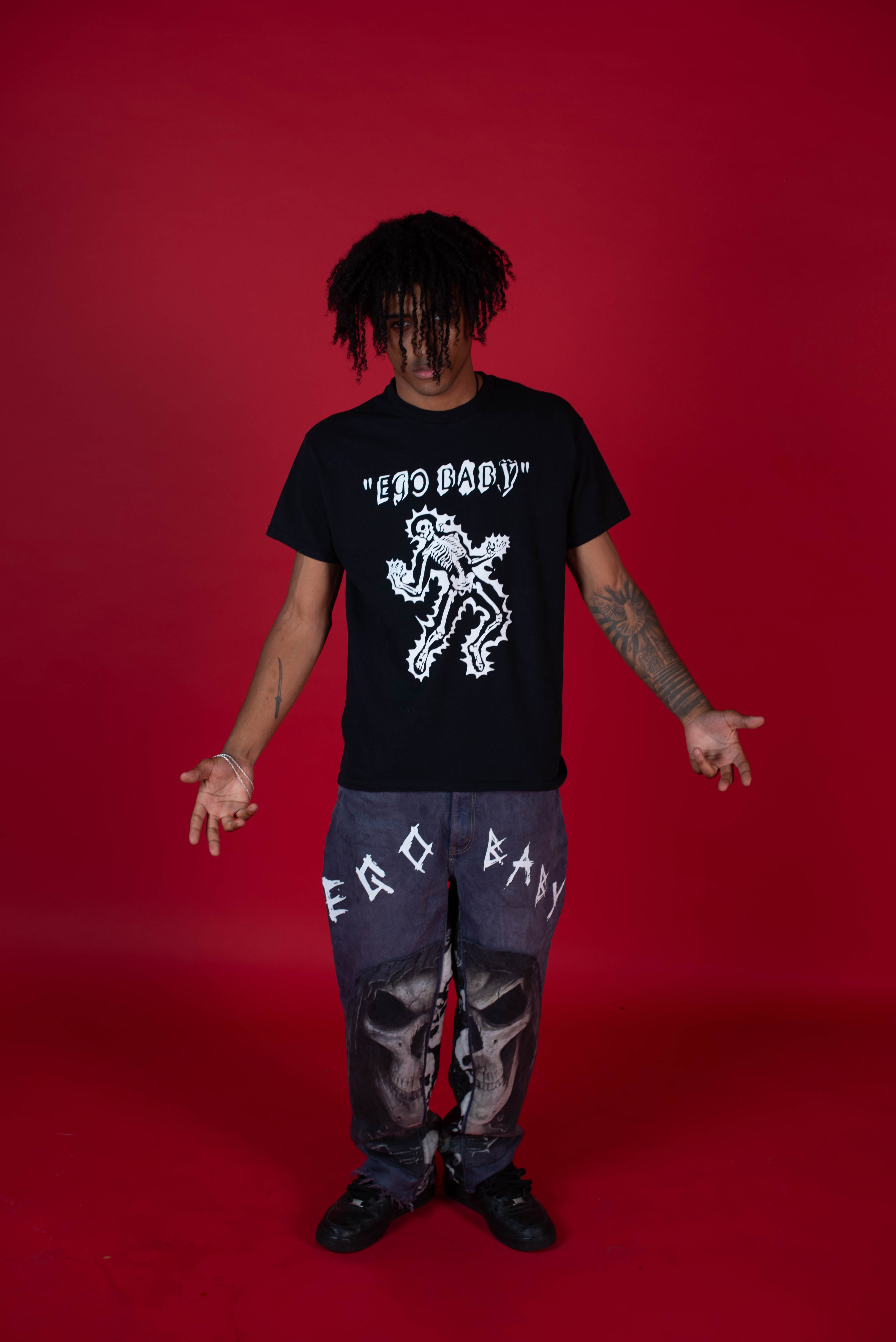 1-1 EB Skull Pants