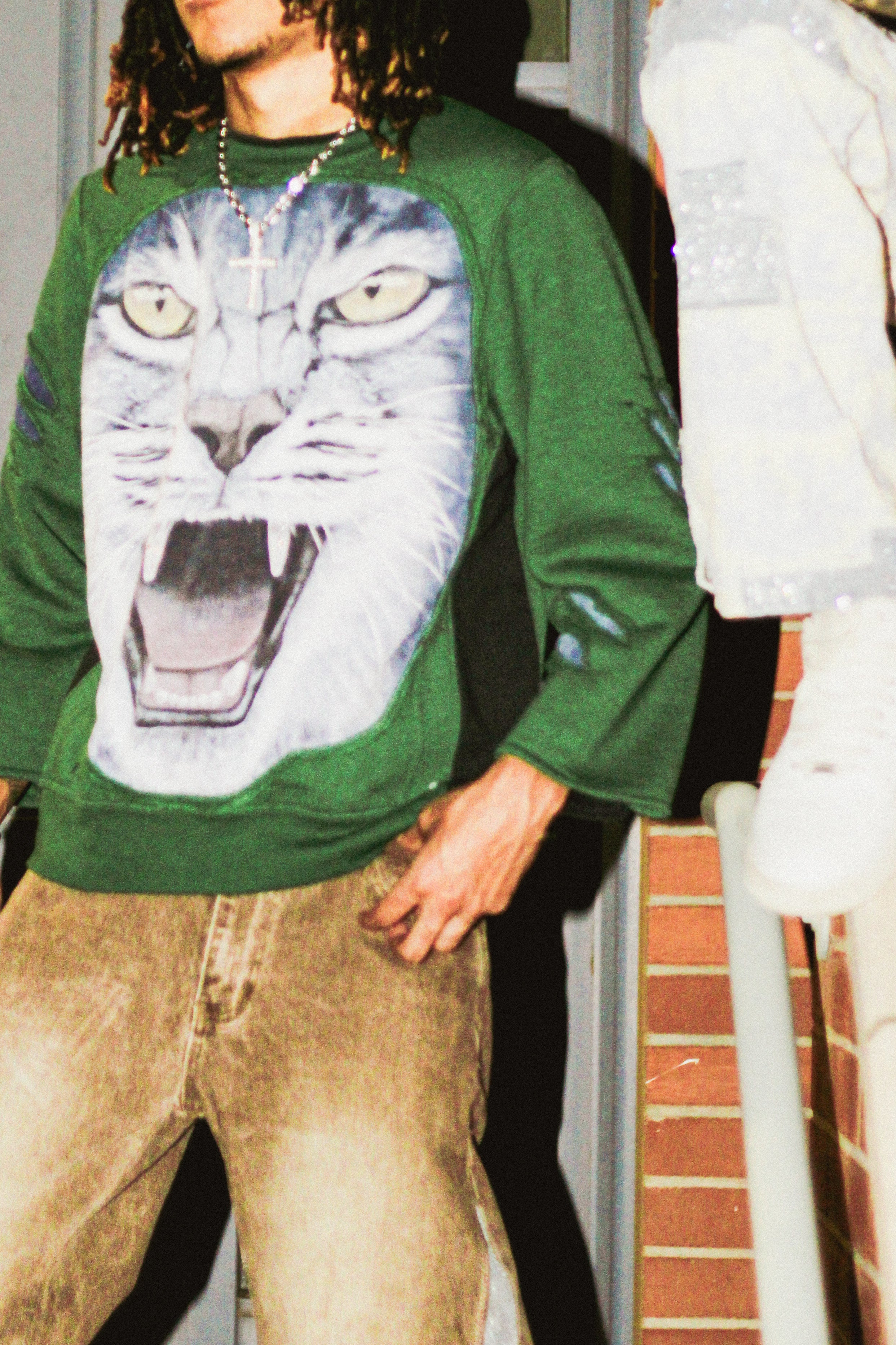 Green WildCat Sweater
