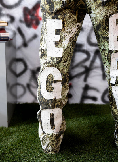 1-1 Crystal Snake Pants