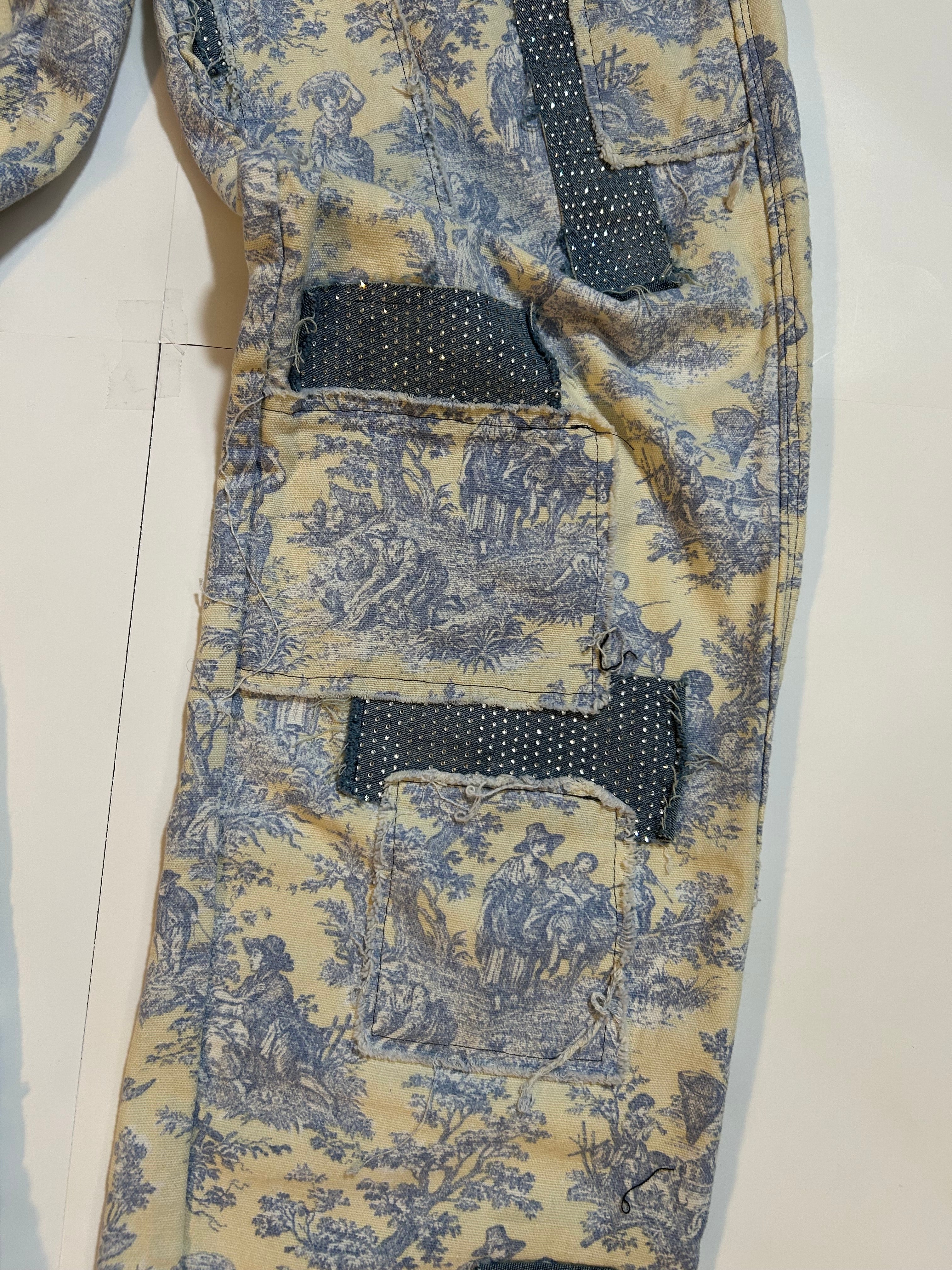 Porcelain Patch Pants