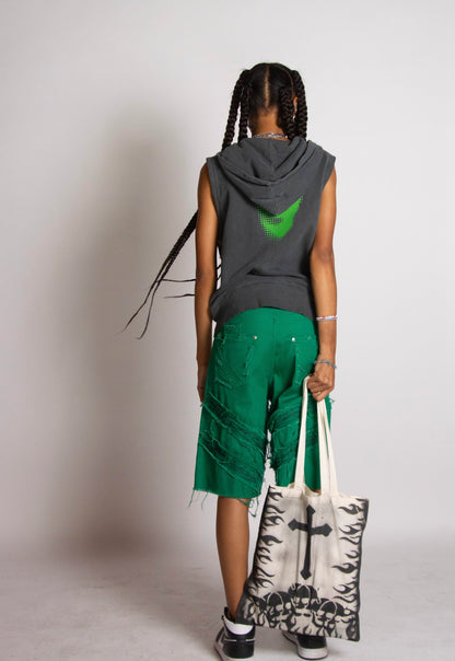 EGO BABY 1-1 green face vest jacket