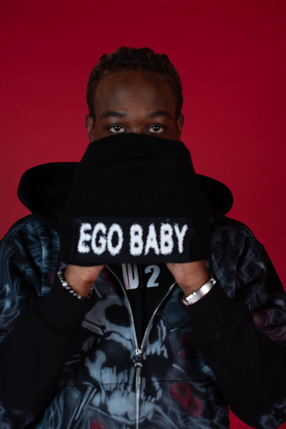 1-1 EB Black Beanie