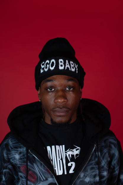 1-1 EB Black Beanie