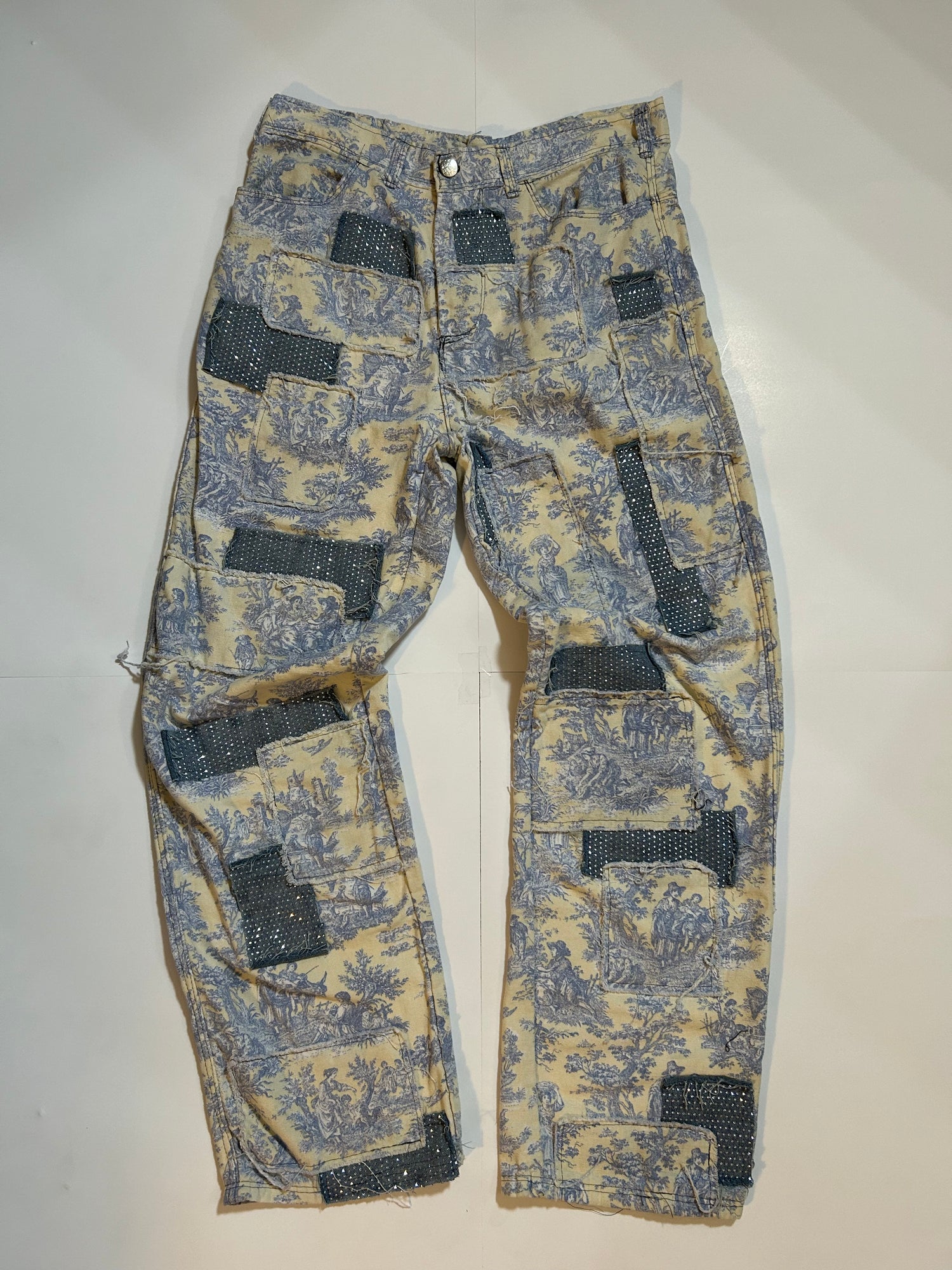 Porcelain Patch Pants