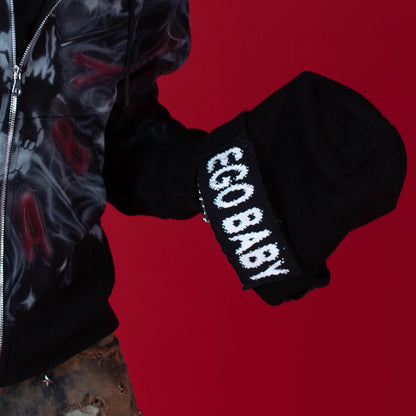 1-1 EB Black Beanie