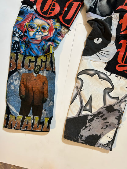 Muti Patch Work Pants