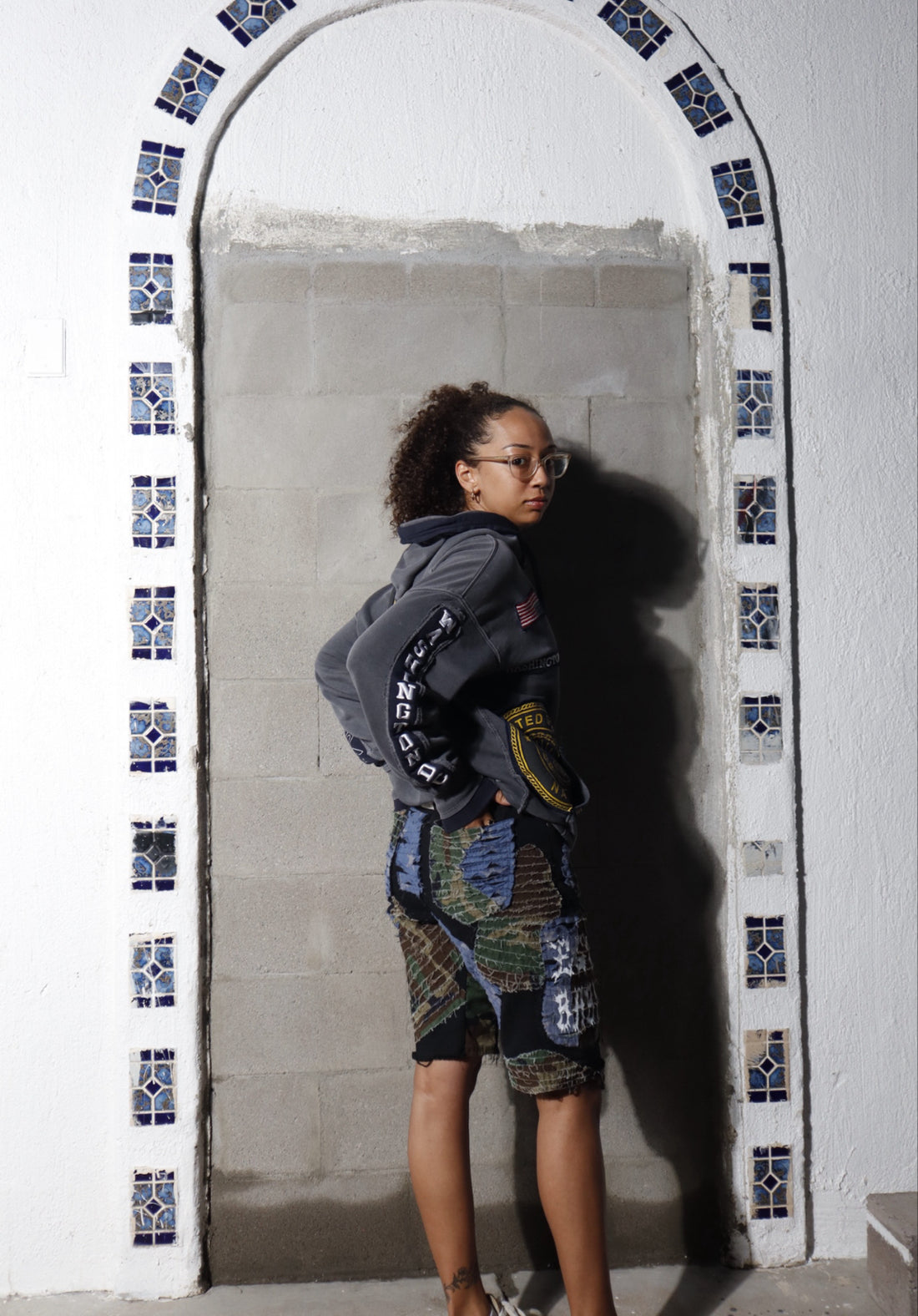 Army Patch Shorts