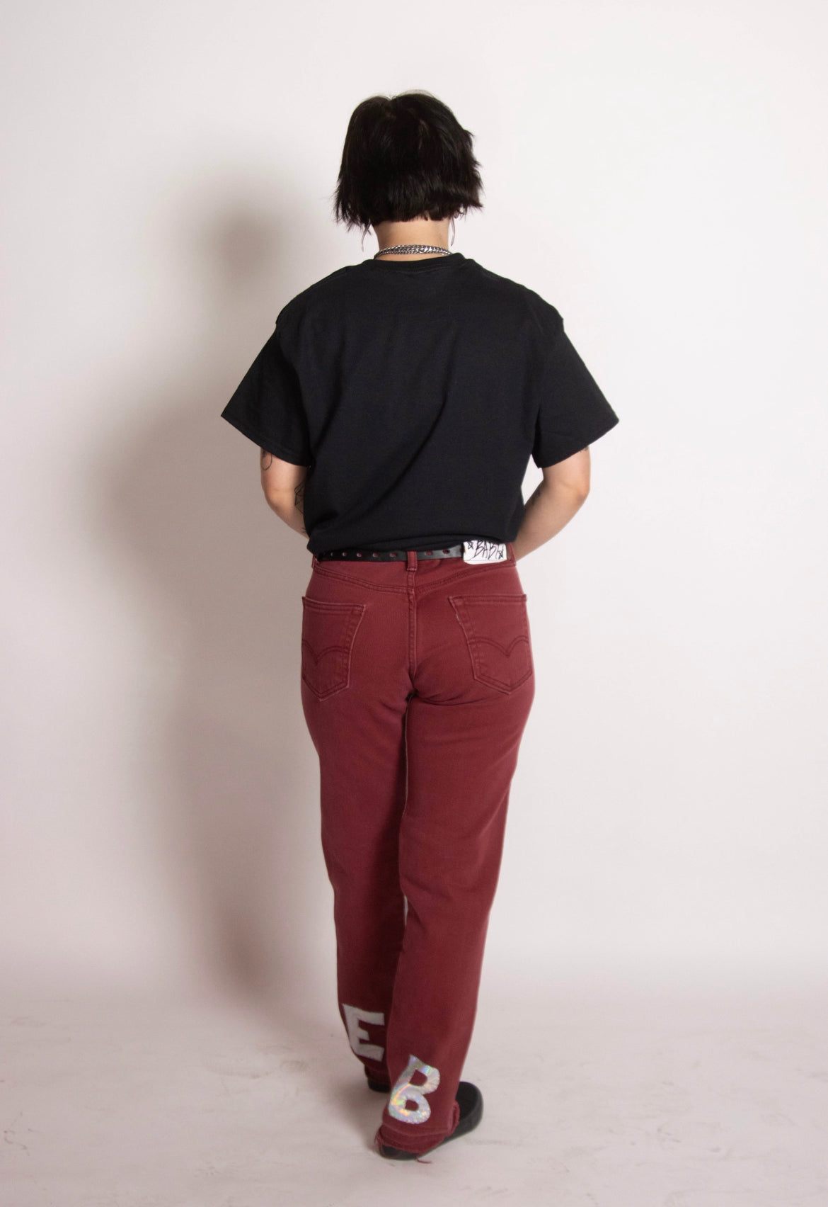 EGO BABY 1-1 Red/reflective stack jeans