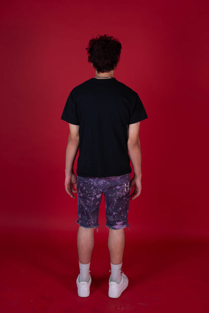 1-1 EB Purple Splat Shorts