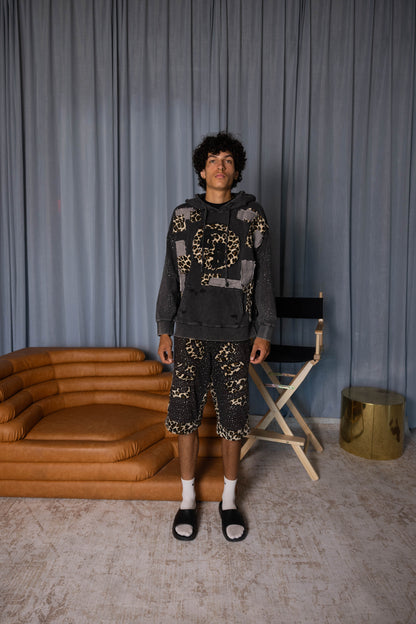 1-1 Cheetah Print Shorts