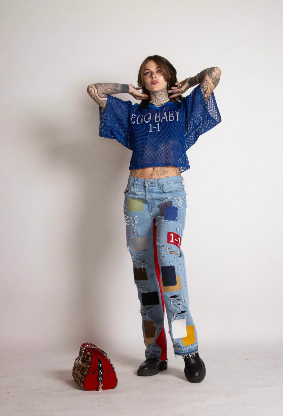 EGO BABY 1-1 color patch Pants