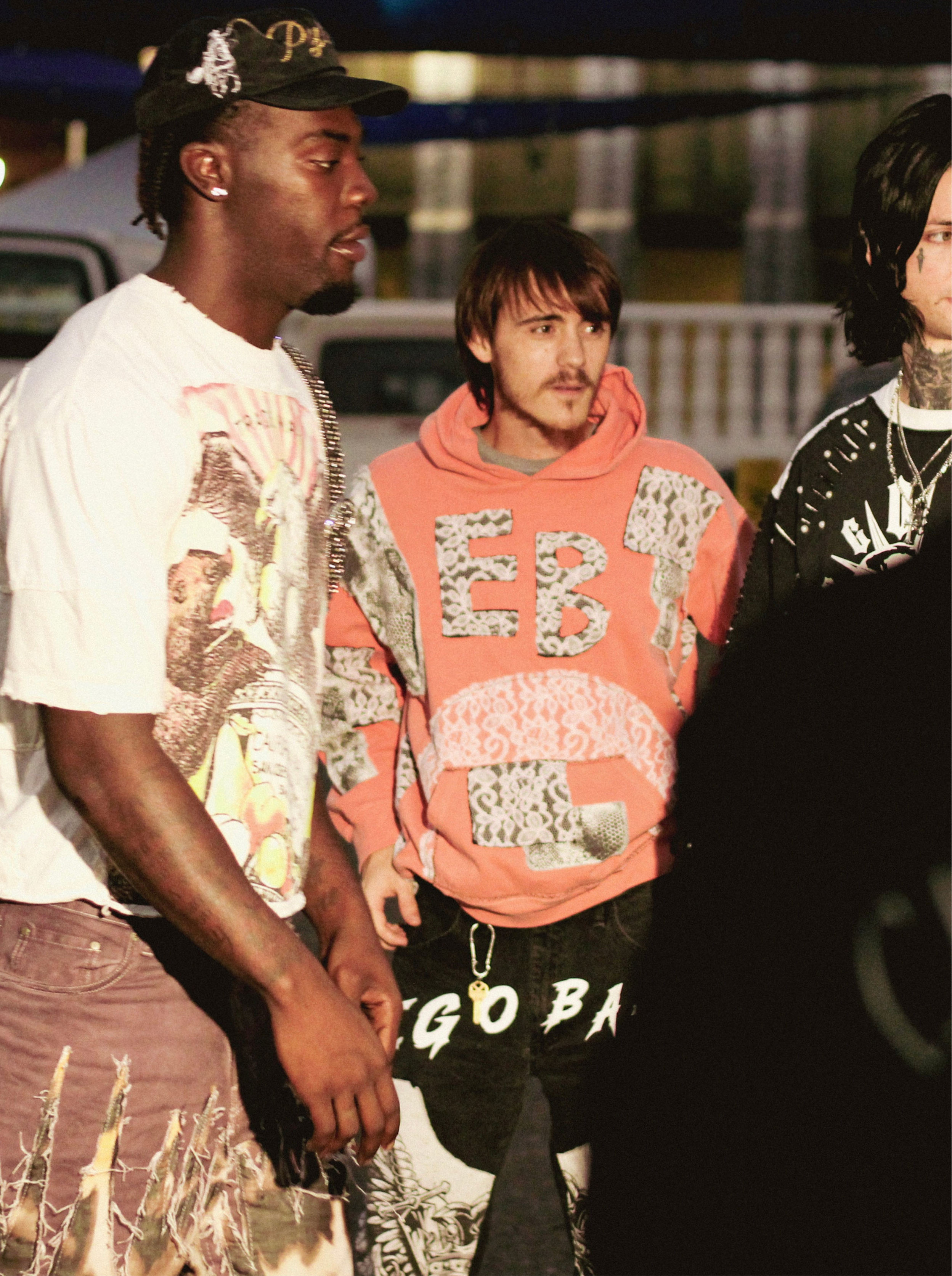 Peach/Coral Lace Hoodie